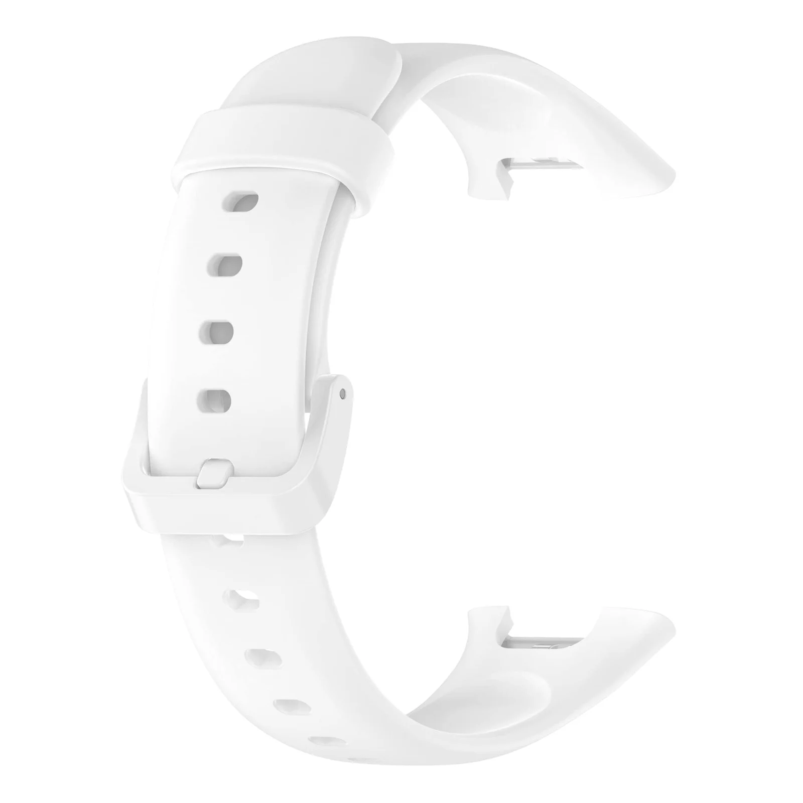 DL3 Mobilak Bands Compatible with Xiaomi Mi Band 7 Pro Watch Replacement Soft Durable Colourful Silicone Watch Band Sports Strap Wristband for Mi Band 7 Pro Smartwatch Accessories - White