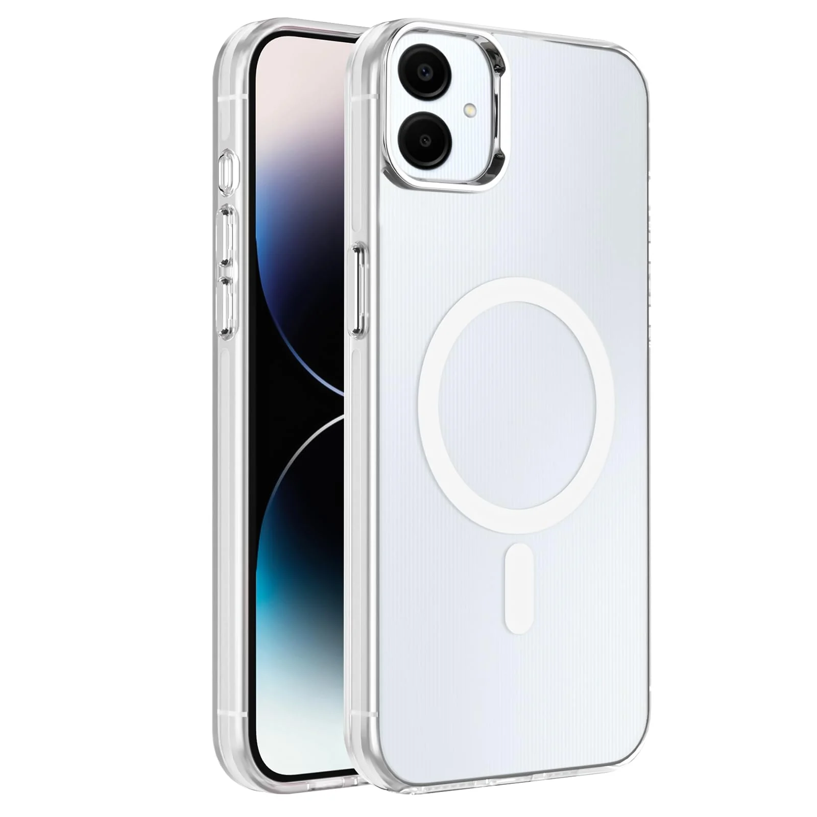 DL3 Mobilak Case for Samsung Galaxy A07 / A06 Crystal Clear [Not Compatible with MagSafe] Soft TPU Gel Case Flexible Silicone Anti-Scratch Transparent TPU Cover - Clear