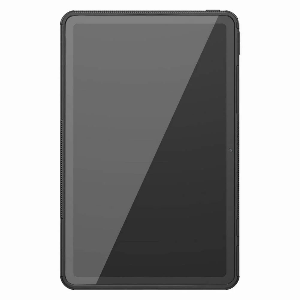 DL3 Mobilak Case For Huawei Matepad 10.4 Inch 2022/2020 tablet, Hybrid Rugged Armor Heavy Duty 2 in 1 TPU + PC Combo Dual Layer Shockproof Case with Kickstand - Black
