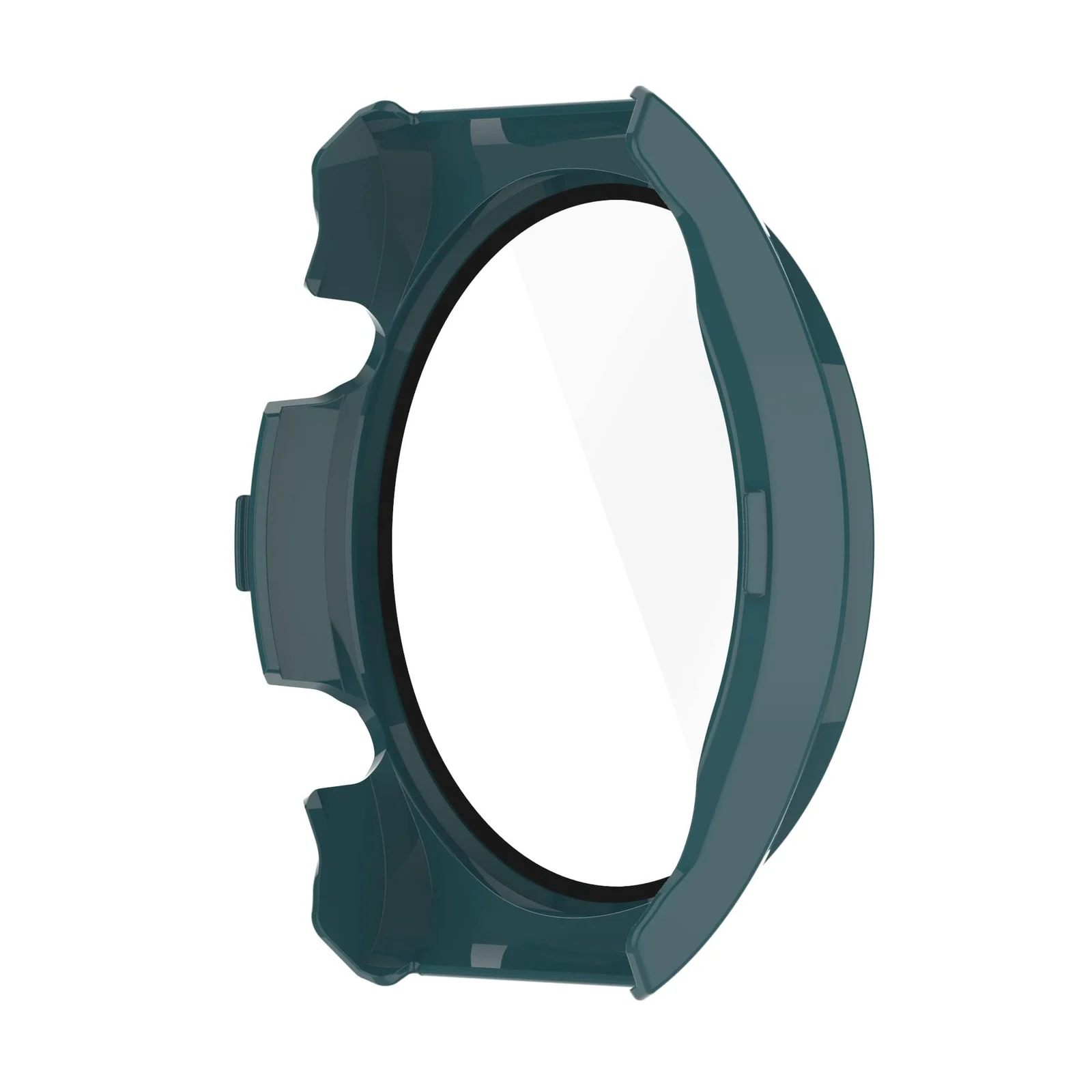 DL3 Mobilak Case with Screen Protector for Xiaomi Watch S1, Bumper Full Coverage Hard PC Overall Protective Cover, Built-in Tempered Glass Film High Sensitivity For Xiaomi Watch S1 - Green