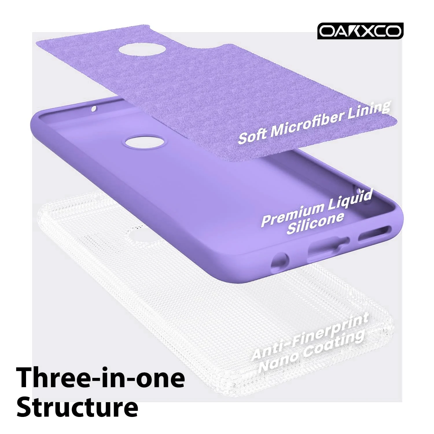 DL3 Mobilak Soft Silicone Gel Bumper Case for Huawei P30 Lite / Nova 4E - Light Purple