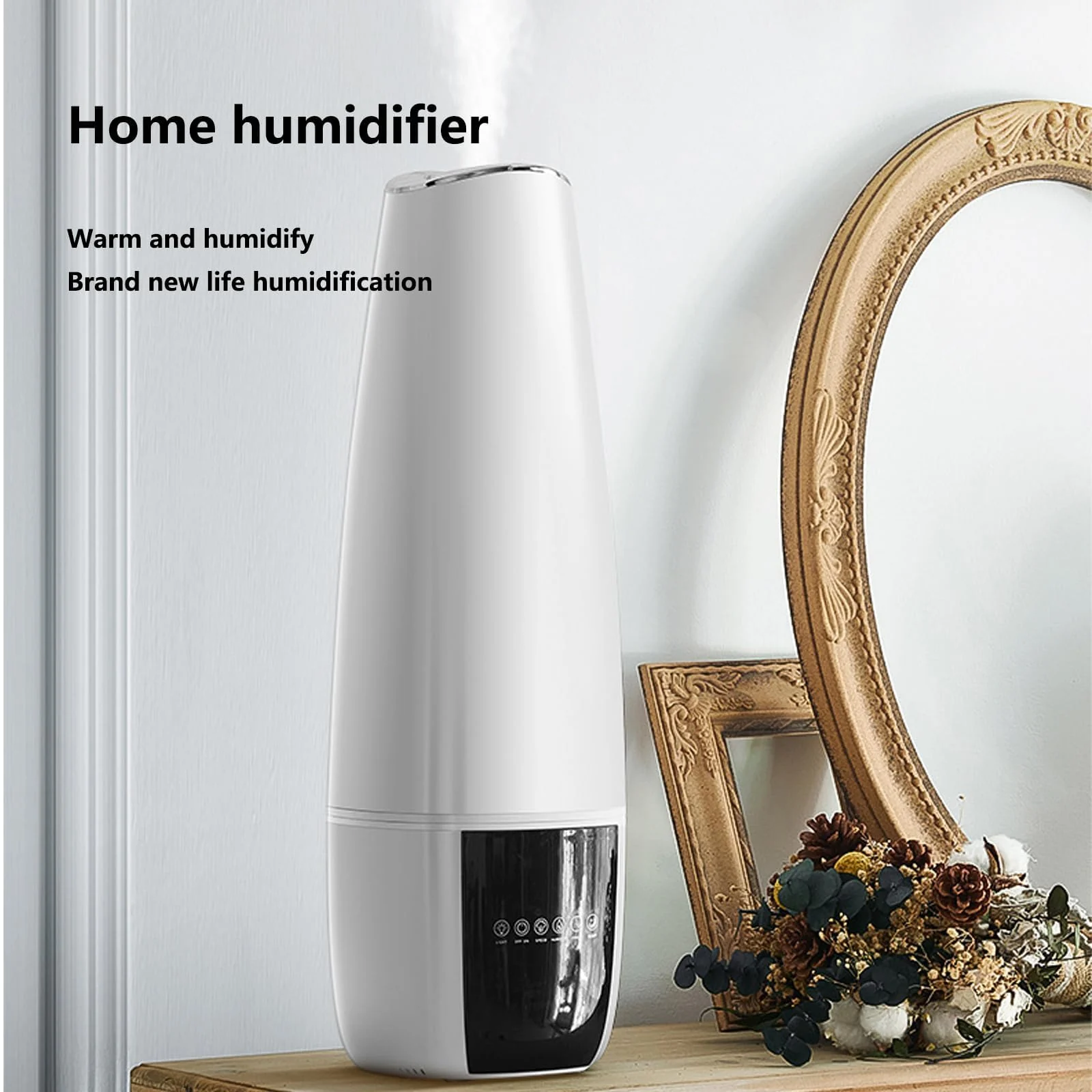 MOBIGON Smart 6.5 L Top-Fill Cool Mist Humidifier, White