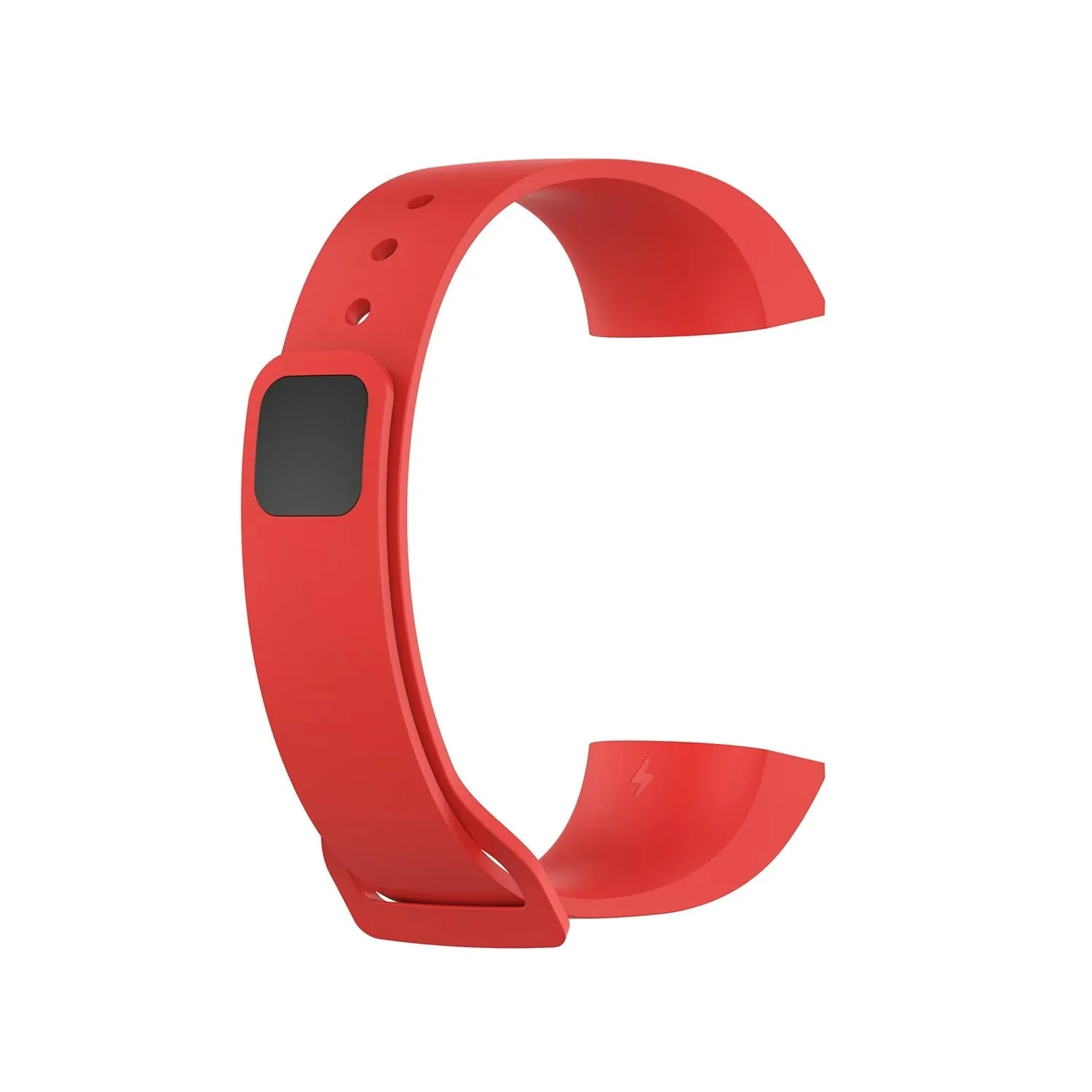 DL3 Mobilak Smart Watch Strap for Xiaomi Mi Band 4C & Redmi Smart Band, Sport Silicone Watch Band Wrist Strap, Replacement Bracelet Wristband Wrist Strap - Red
