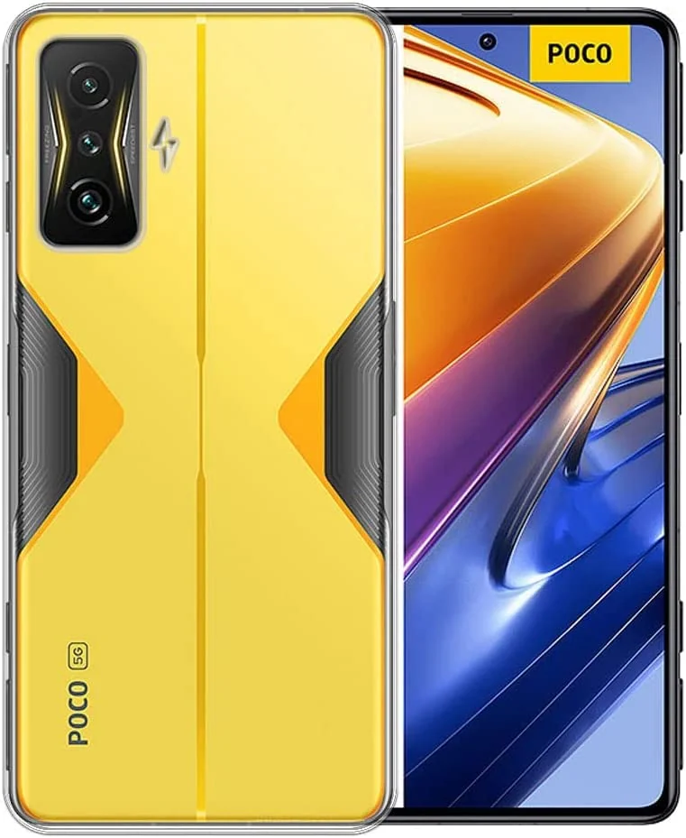 DL3 Mobilak Case Compatible with Poco F4 GT Case Crystal Soft TPU Gel Case Flexible Silicone Anti-Scratch Camera Protection TPU Cover - Clear