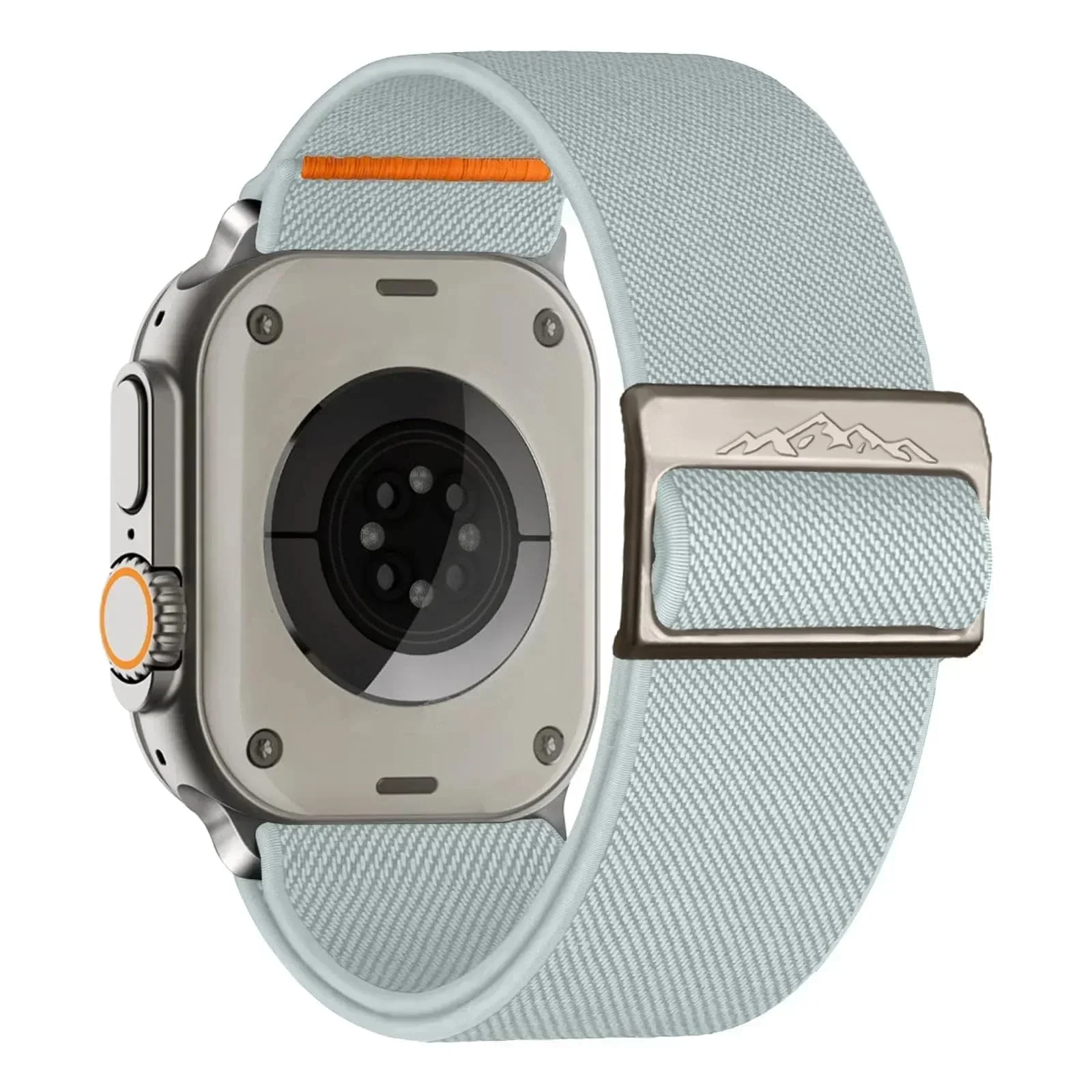 DL3 Mobilak Solo Loop Nylon Band Compatible with Apple Watch Ultra 2/Ultra Band 49mm 45mm 46mm 44mm 42mm for Men Women, Soft Fabric Braided Elastic Sport Strap for iWatch Series SE 10/9/8/7/6/5/4