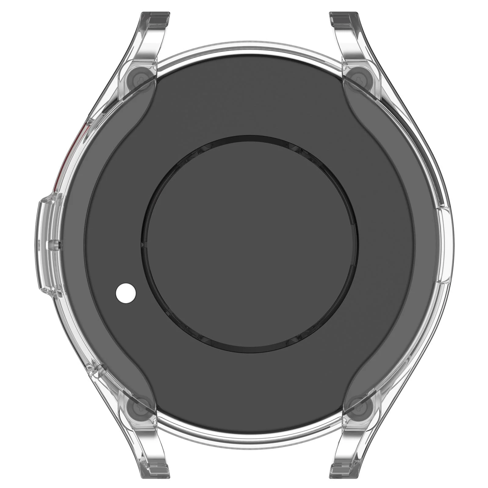 DL3 Mobilak Bumper Case Protector for Samsung Galaxy Watch 6 Classic 43mm, [NO Screen Film] Flexible Lightweight Glossy TPU Edge Case Protective Cover Galaxy Watch 6 Classic 43mm - Clear
