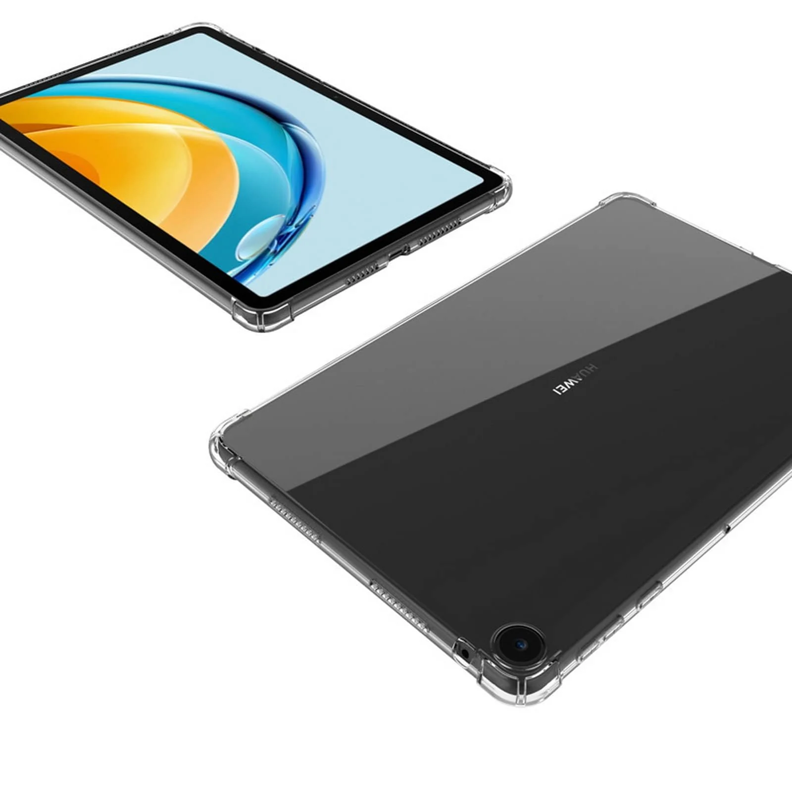 DL3 Mobilak Case Compatible with Huawei MatePad SE 10.4 inch 2022/2023 Tablet, Ultra Thin Silicone Air-Corners Shockproof Back Shell HD TPU Protective Cover - Clear