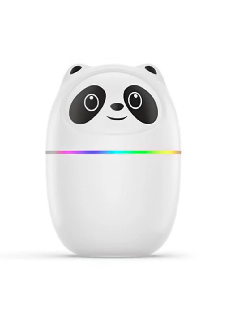 Mobigon Wood Cool Mist Ultrasonic Humidifier for Room Moisture, Aroma Diffuser for Home, 220ml Essential Oil Diffuser with 7 Colorful Night Light, Auto Shut-Off, Home, Office, car - White