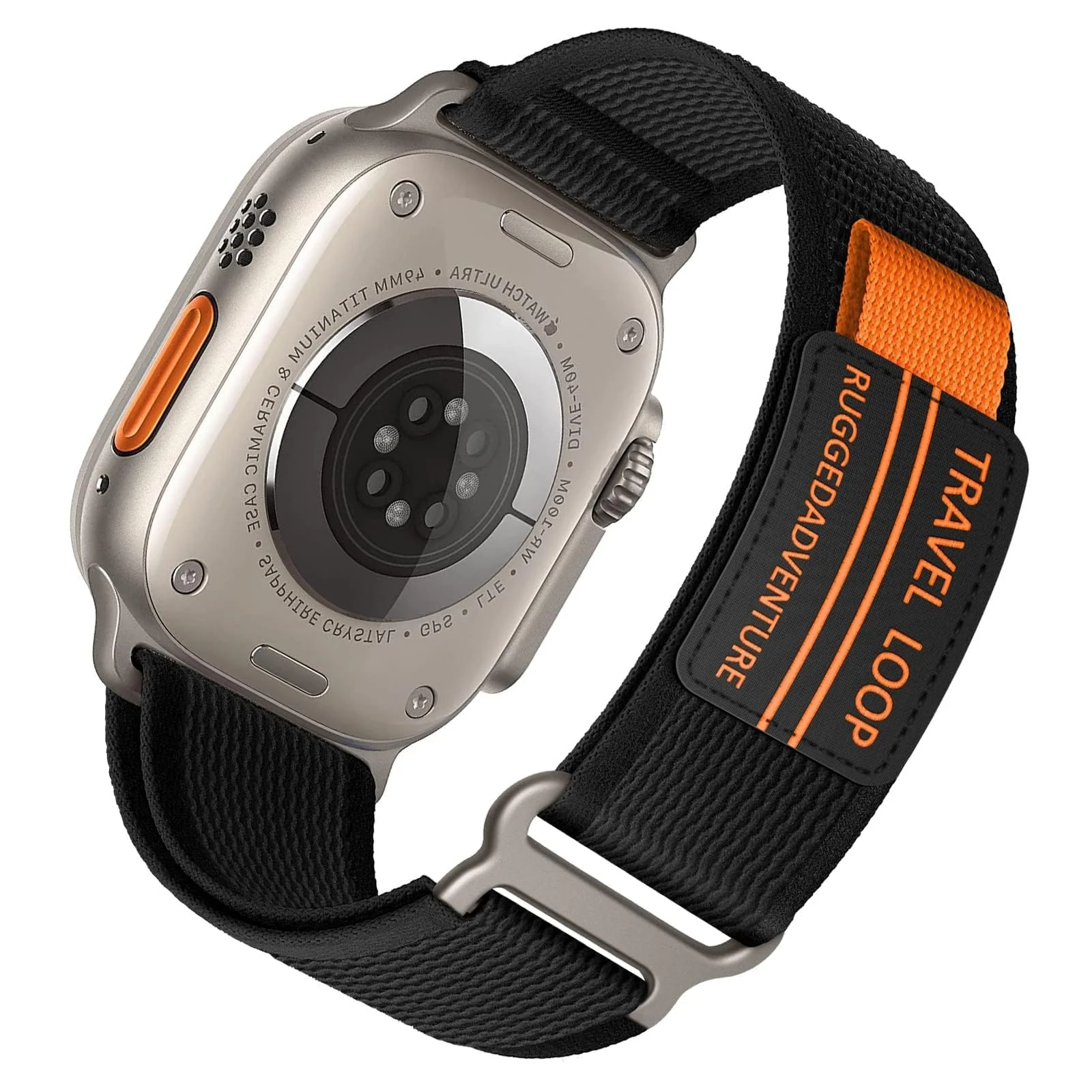 Apple Watch Ultra 49MM 45MM 44MM 42MM Apple Watch Ultra — DL3 Mobilak Trail Loop Strap for Apple Watch Ultra Band 49mm 45mm 44mm 42mm iWatch Ultra Band Men Women, Rugged Sport Strap Soft Nylon Wristband for iWatch Ultra 2 Bands Series 9 8 7 6 5 4 3 2 1 SE