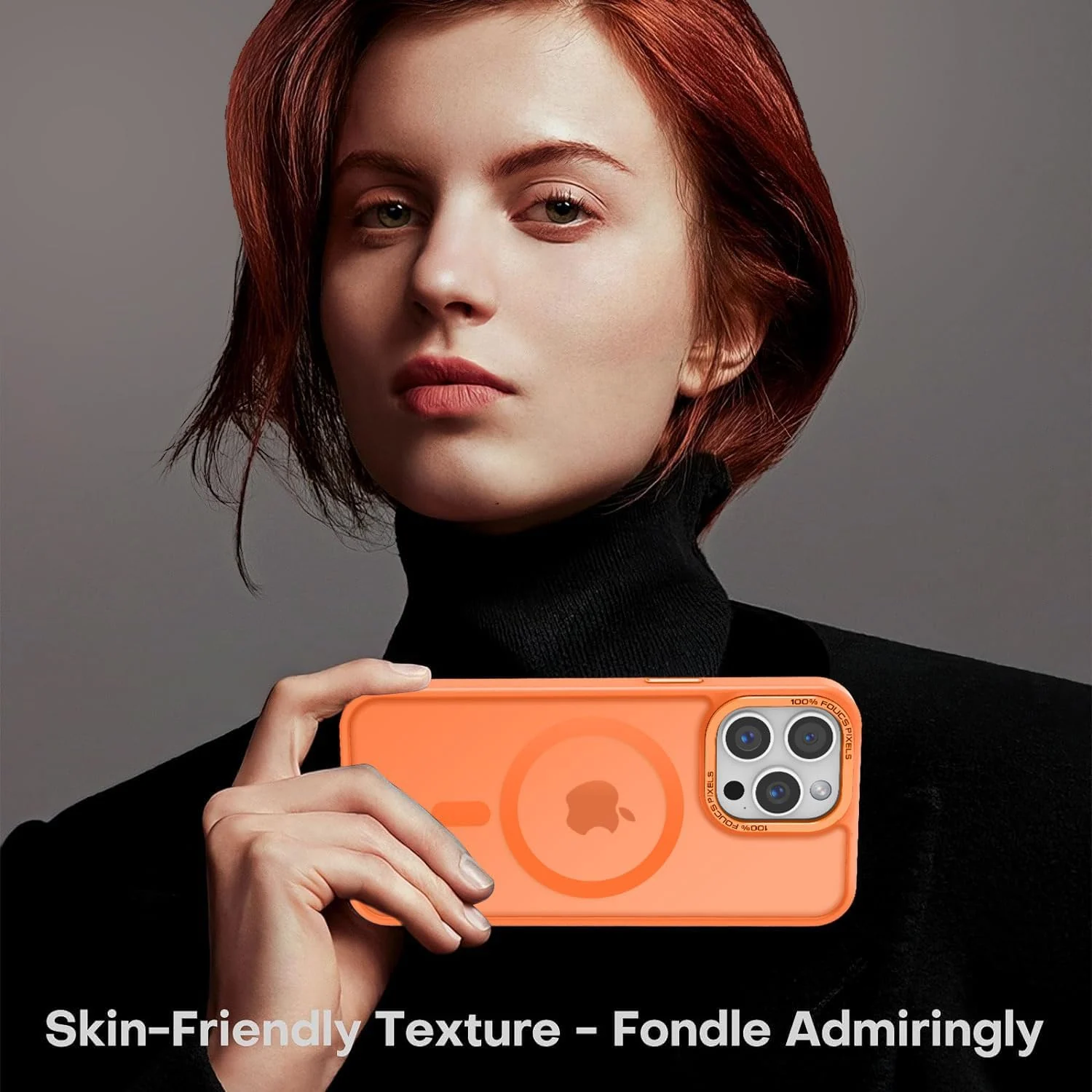 DL3 MOBILAK Protective Phone Case for Apple iPhone 16 Pro Max - Orange