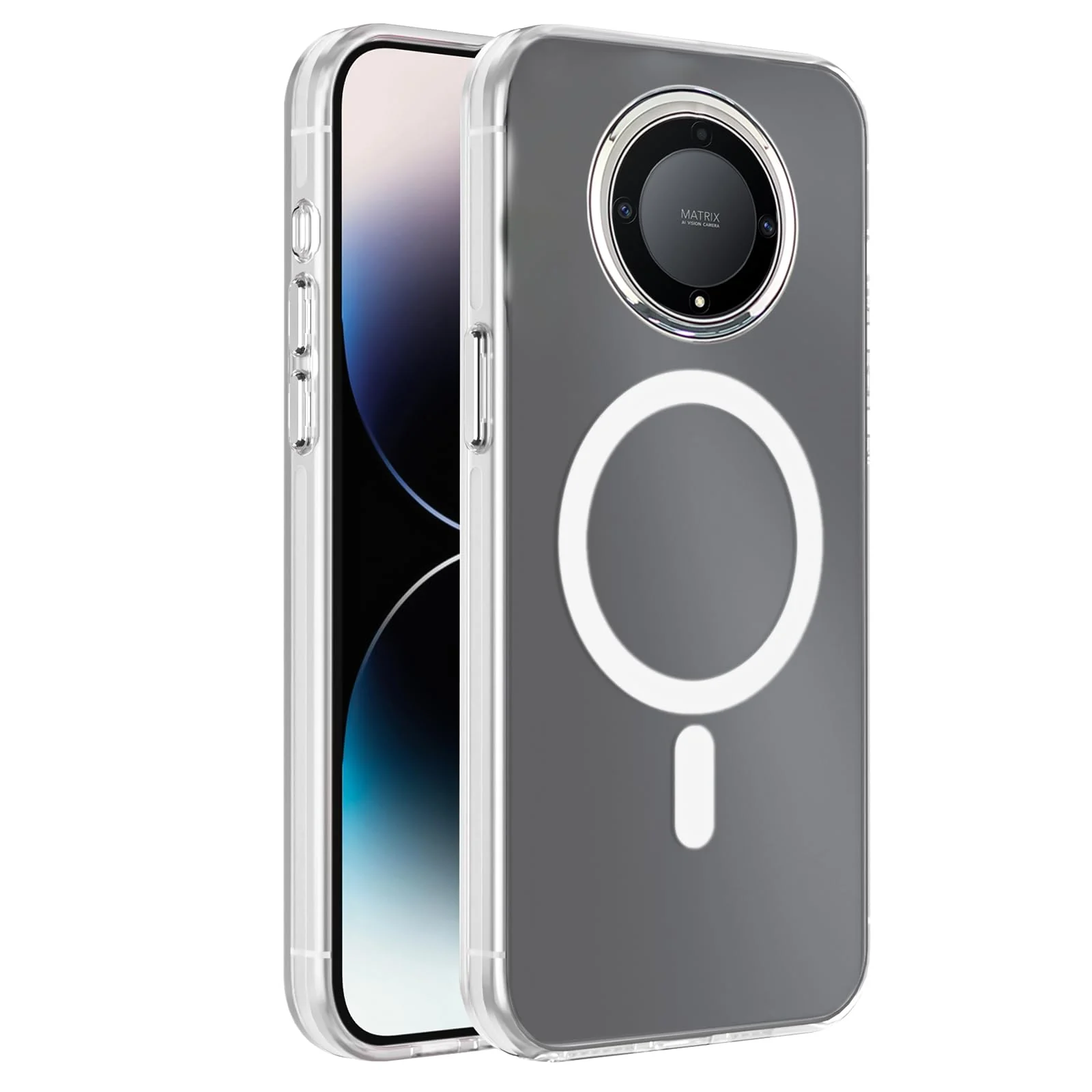 DL3 Mobilak Case For Honor X9a Case Crystal [Not Compatible with MagSafe] Soft TPU Gel Case Flexible Silicone Anti-Scratch TPU Cover - Clear