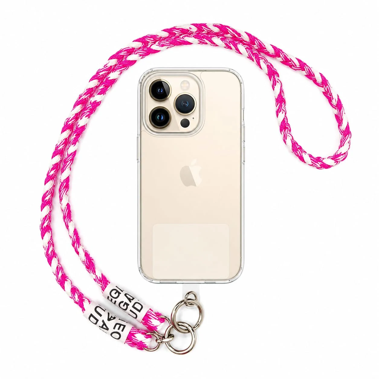 DL3 Mobilak Protective Phone Case for Most Smartphones and Cases - Pink & White