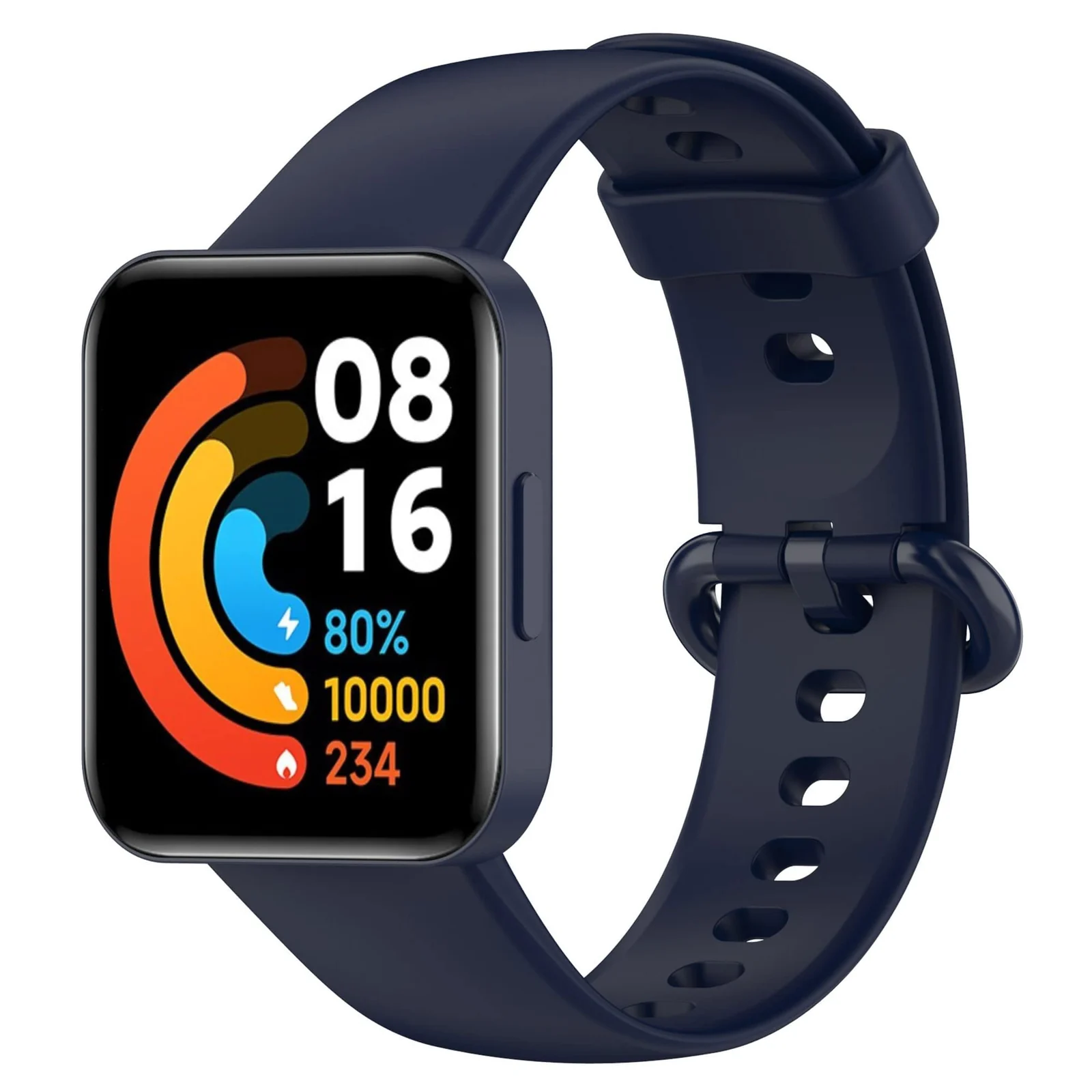 DL3 Mobilak Strap Compatible with Xiaomi Redmi Watch 2 Lite/Poco Watch/Redmi Watch 2 / Horloge 2 Soft Replacement Sport Silicone Strap - Deep Blue
