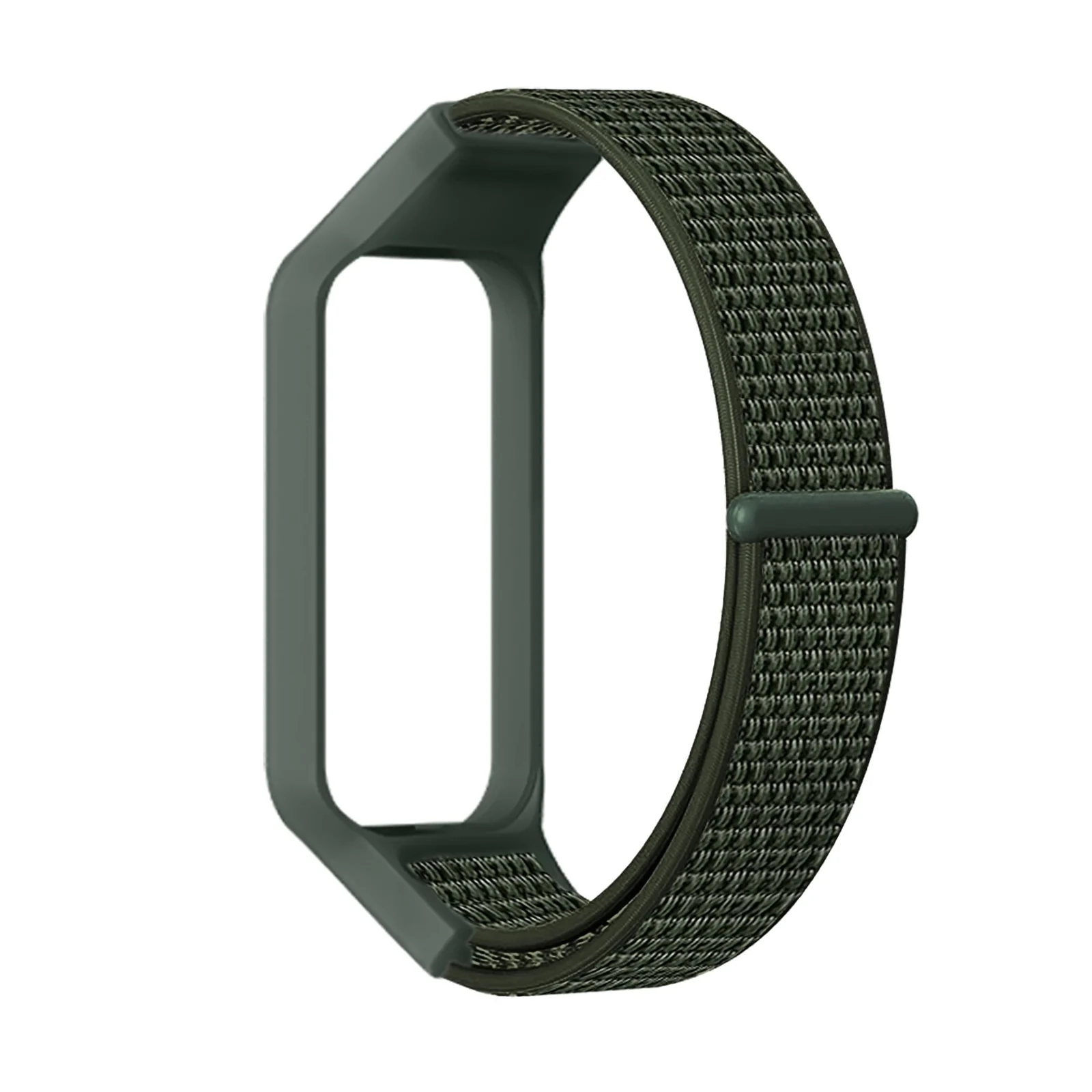 DL3 Mobilak Nylon Strap for Redmi Smart Band 2 / Xiaomi Smart Band 8 Active, Sports Bracelet and Replacement Strap Soft Breathable for Xiaomi Mi Band 8 Active/Redmi Band 2 for Men Women - Green