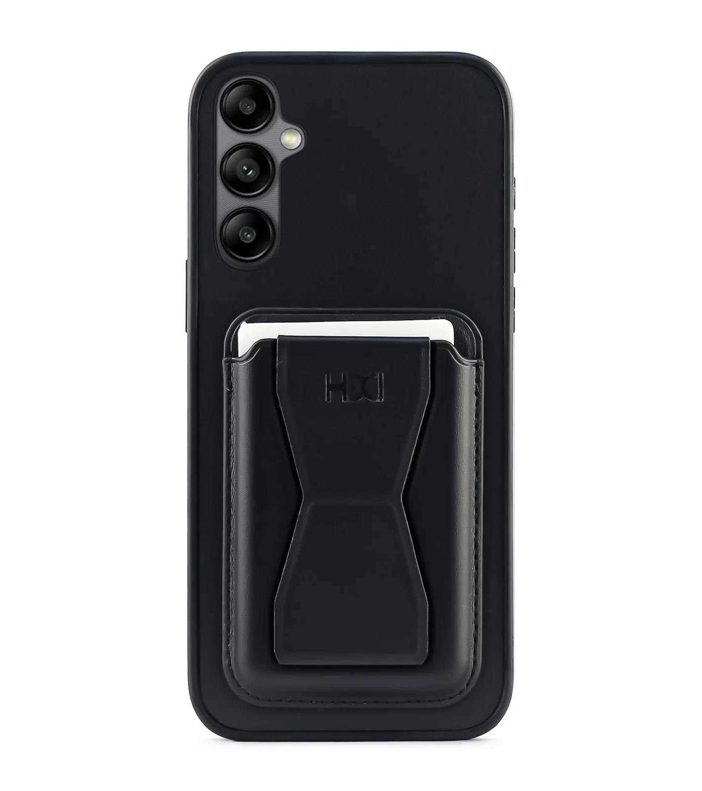 DL3 Mobilak Leather Wallet Case for Samsung Galaxy A16 5G / 4G, Camera protection, Shock-absorbing protection, Built-in kickstand - Black