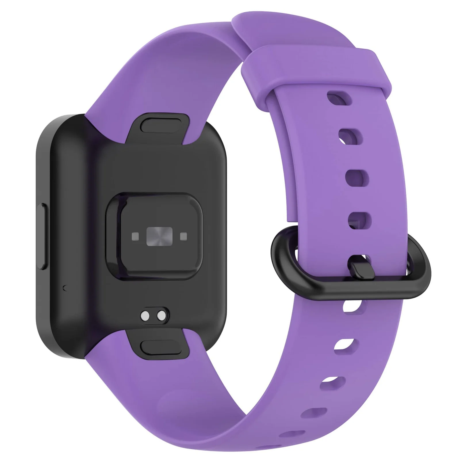 DL3 Mobilak Strap Compatible with Xiaomi Redmi Watch 2 Lite/Poco Watch/Redmi Watch 2 / Horloge 2 Soft Replacement Sport Silicone Strap - Black