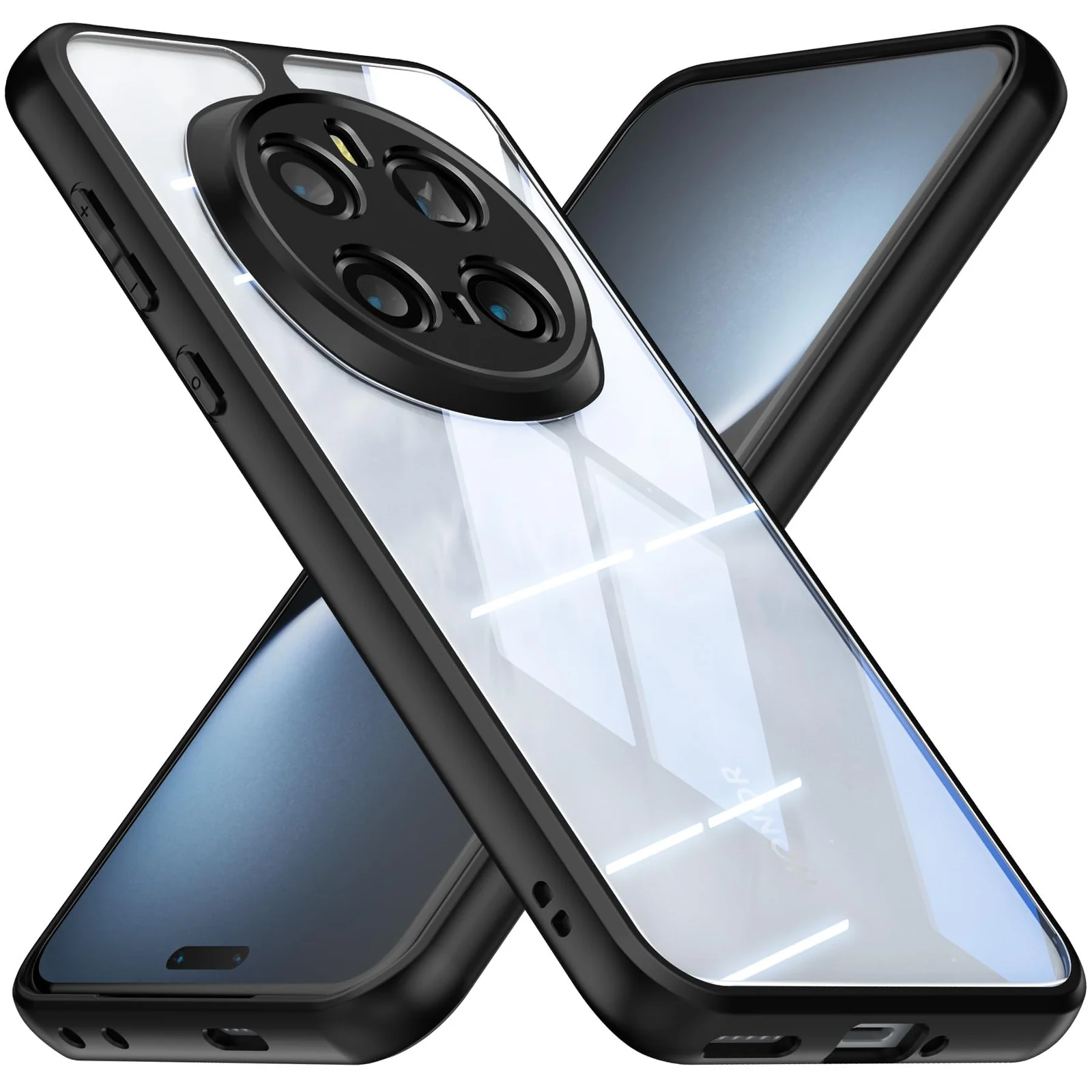 DL3 Mobilak Soft Silicone Protective Case for Honor Magic 7 Pro 5G with Camera Protection and Military-Grade Protection - Black