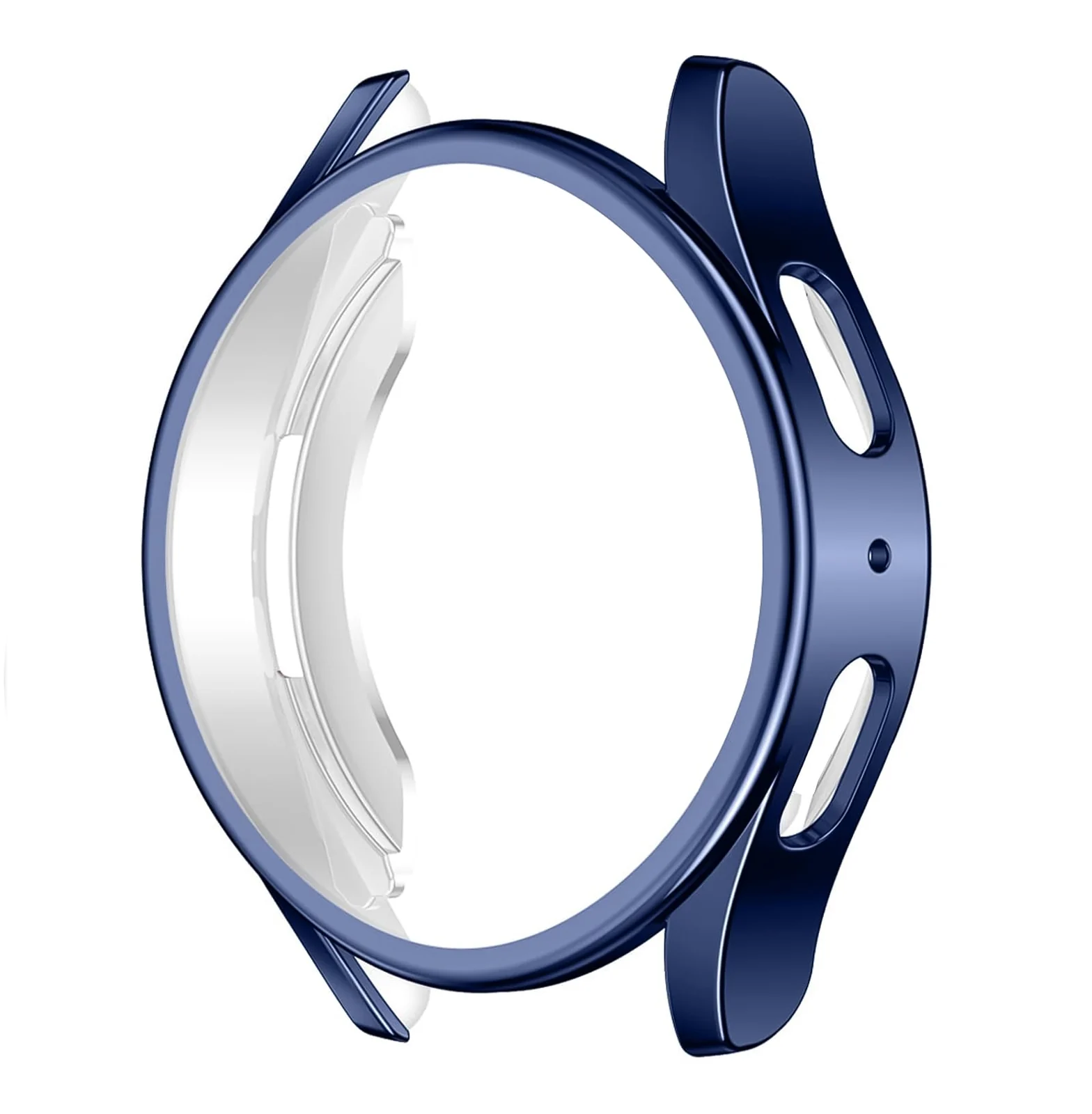 DL3 Mobilak Case for Samsung Galaxy Watch 7 44mm, with Built in Screen Protector, TPU Watch Case, [Full Coverage], Shockproof Cover, High Definition Cover, Protective Case for Watch7 44 mm - Blue