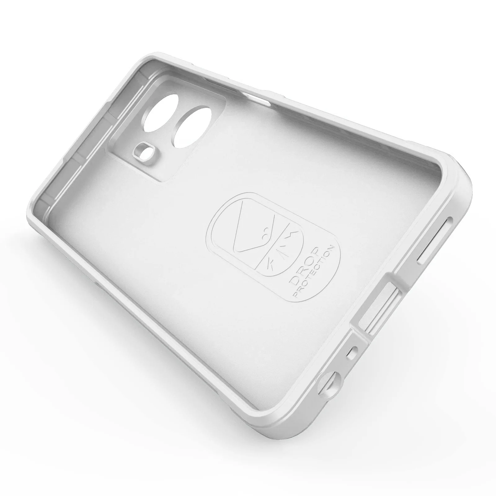 DL3 Mobilak Flexible Silicone and TPU Protective Case with Camera Protection for realme C55 / Narzo N55 - White