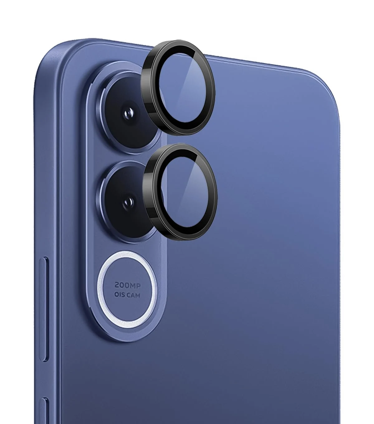 DL3 Mobilak Camera Lens Protector for vivo V70 FE Accessories, 9H Tempered Glass Metal Individual Ring Camera Cover Screen Protector, Case Friendly, Anti Scratch