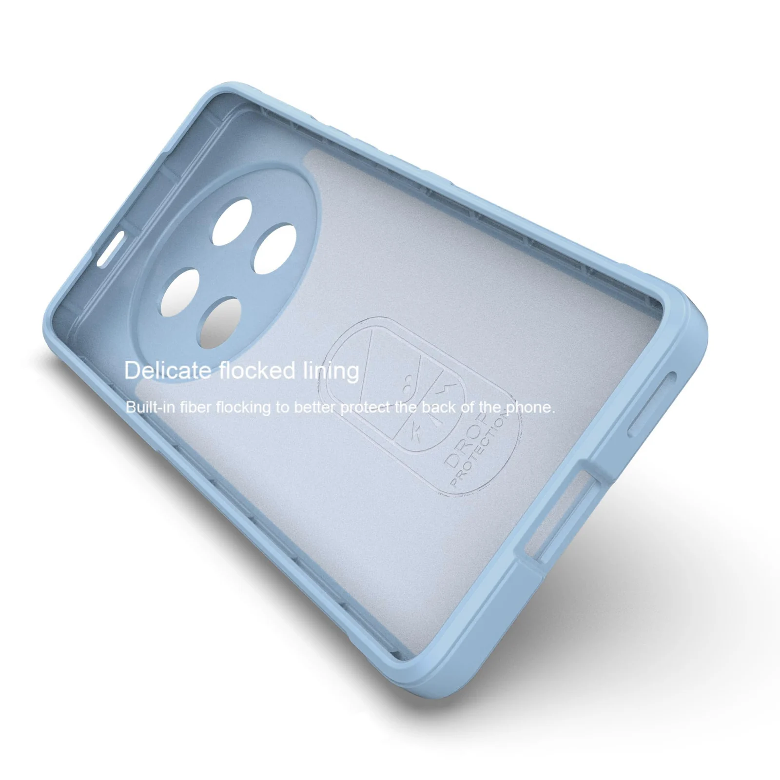 DL3 Mobilak Flexible Silicone and TPU Protective Case with Camera Protection for Honor X9C - Baby Blue