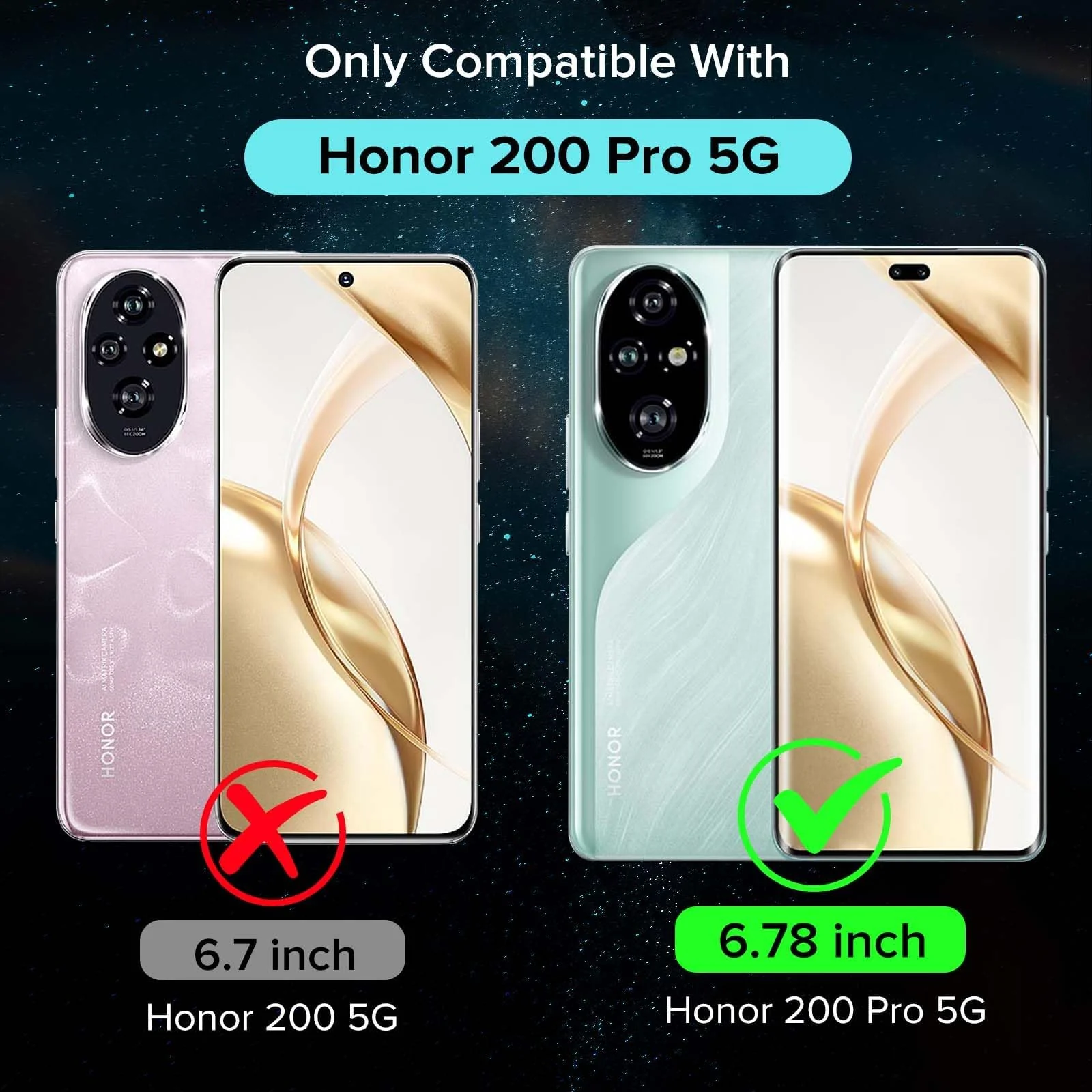 DL3 Mobilak Silicone Case for Honor 200 Pro 5G Heavy Duty Protective [Slim Fit] Shockproof Soft Flexible Protective Design Shock-Absorption TPU Cover With Camera Protection - Gray