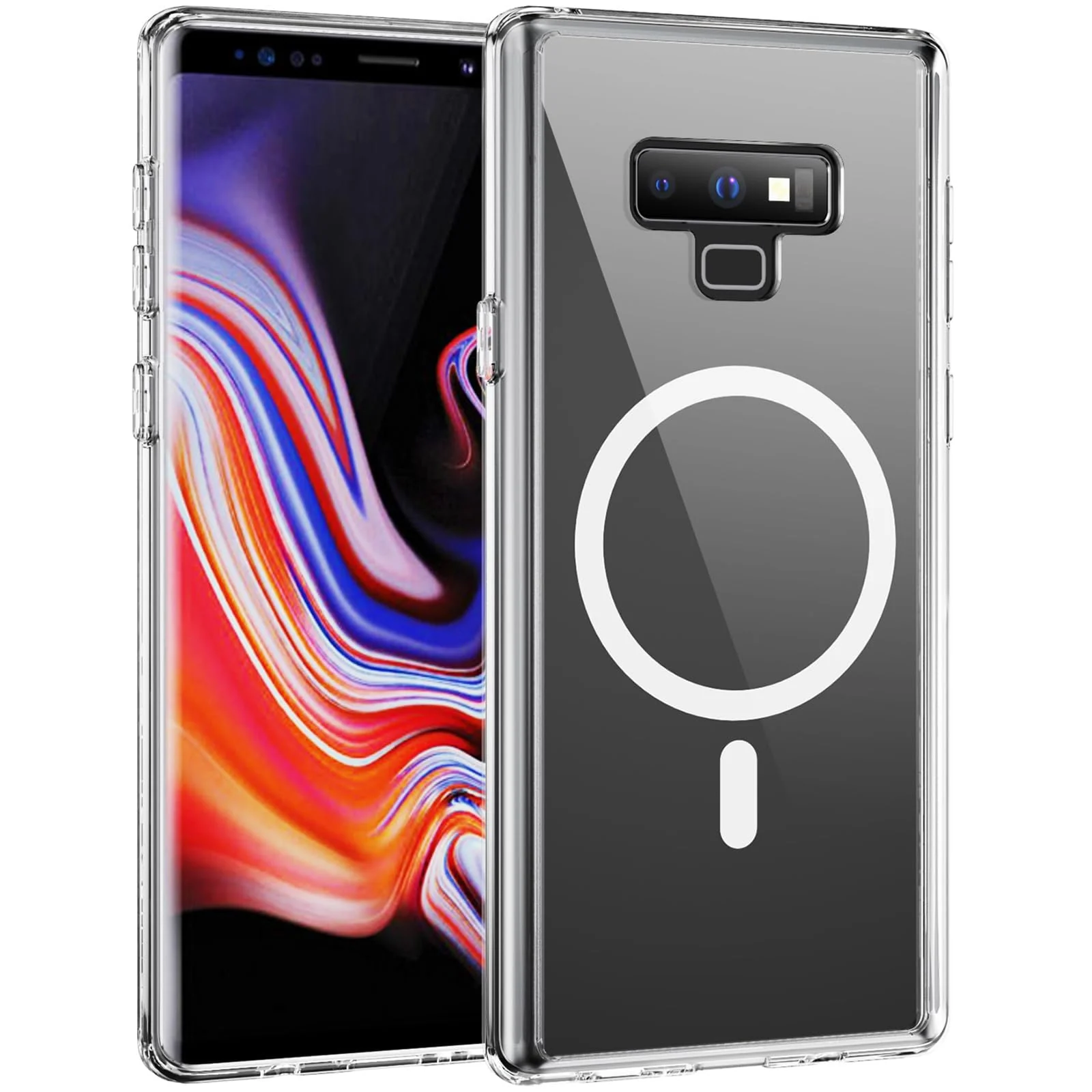 DL3 MOBILAK MagSafe-Compatible Phone Case for Samsung Galaxy Note 9, Clear