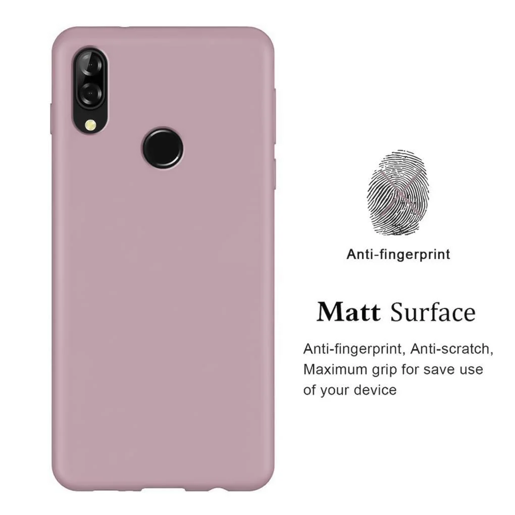 DL3 Mobilak Silicone Protective Case for Huawei nova 3i, Shock-absorbing protection, Scratch-resistant surface, Soft microfiber lining - Cashmere