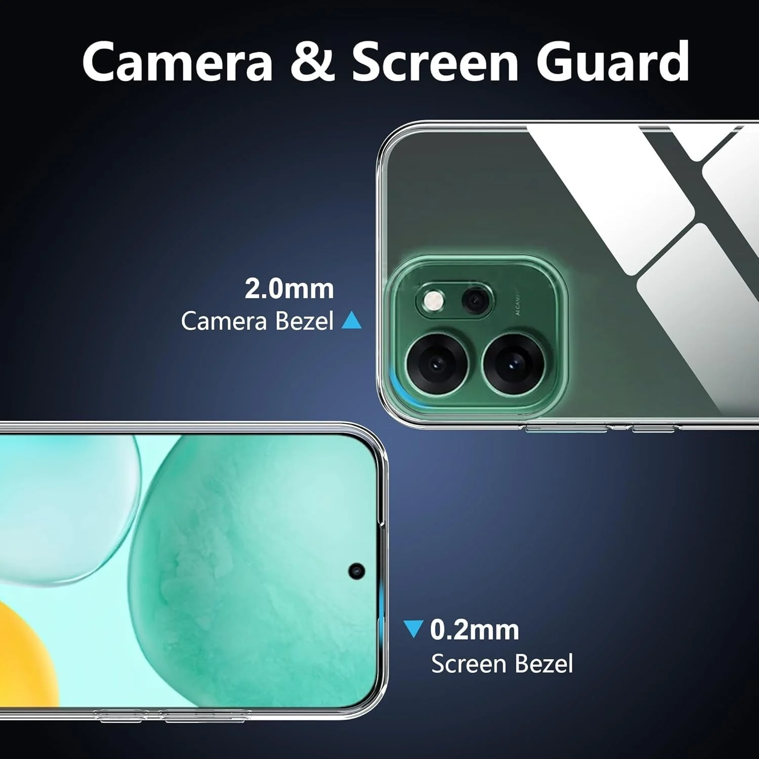 DL3 Mobilak Case Compatible with OPPO Reno 14 FS 5G / OPPO Reno 14F 5G Case Crystal Soft TPU Gel Case Flexible Silicone Anti-Scratch TPU Cover - Clear
