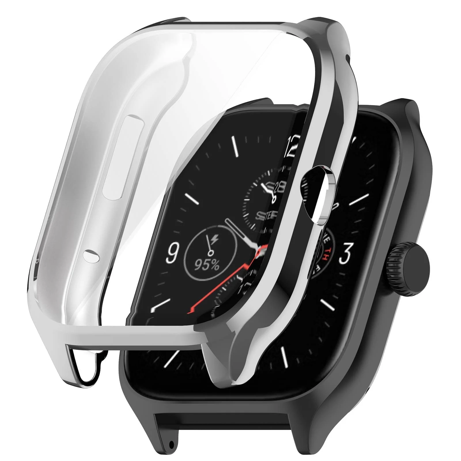 DL3 Mobilak Case Compatible with Amazfit GTS 4 (Not for GTS4 Mini) Case Watch Soft TPU Shockproof Cover Slim Guard Thin Bumper Shell Protector For Amazfit GTS4