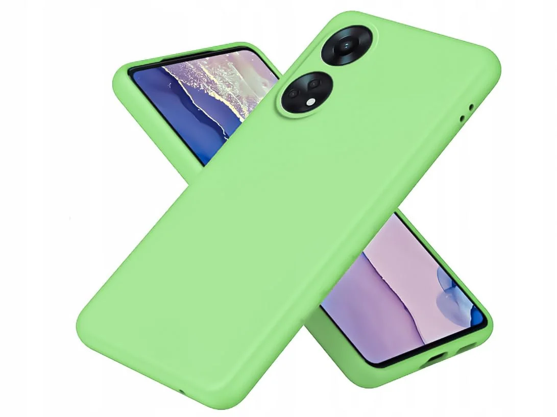 Dl3 Mobilak Case Compatible with OPPO Reno 8T 4G (Not 5G), Soft Silicone Bumper Case, Shockproof Protective Case (Black)