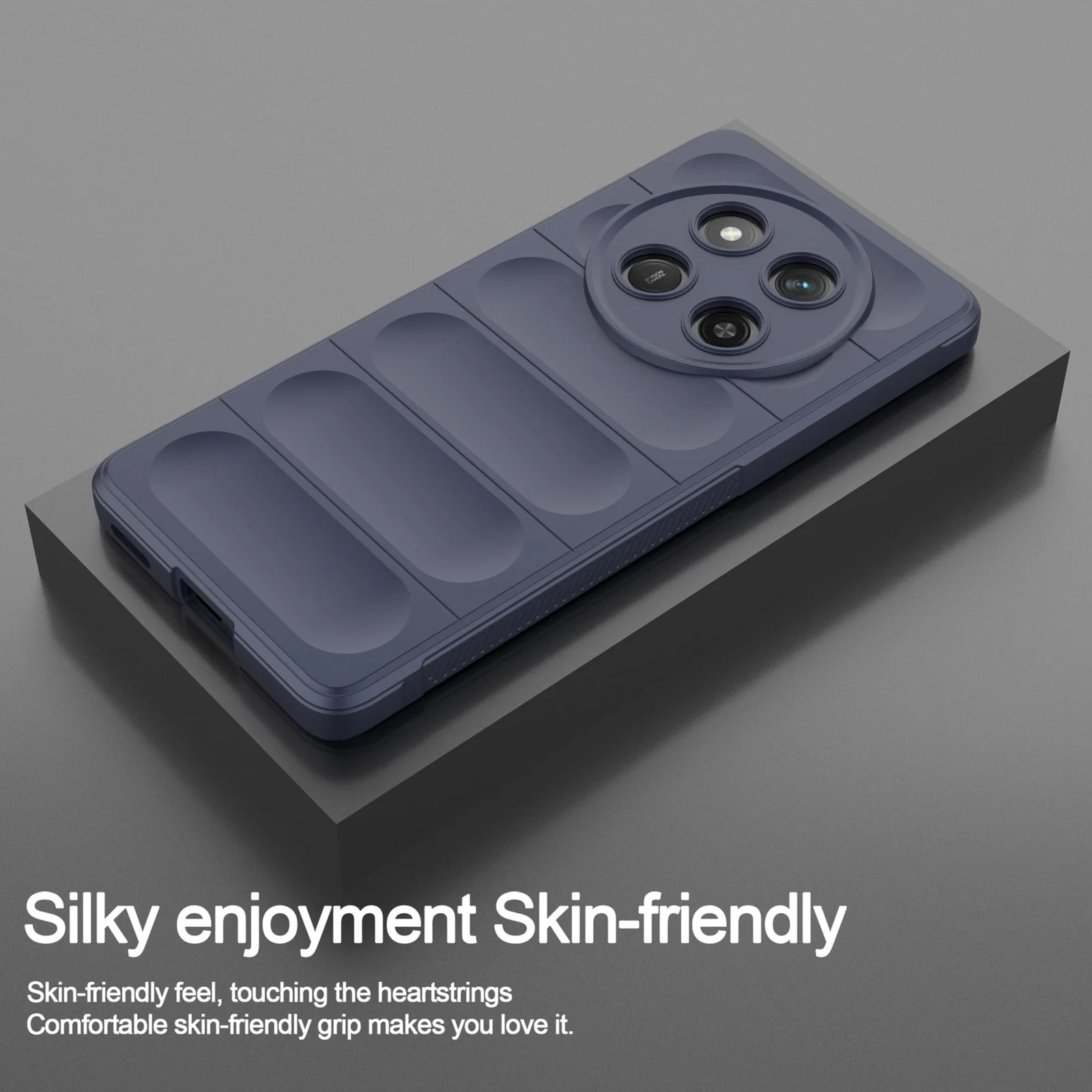 DL3 Mobilak Flexible Silicone and TPU Protective Case with Camera Protection for Honor X9C - Blue