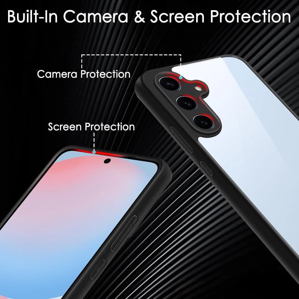DL3 Mobilak Clear Protective Case for iPhone XS Max - Black