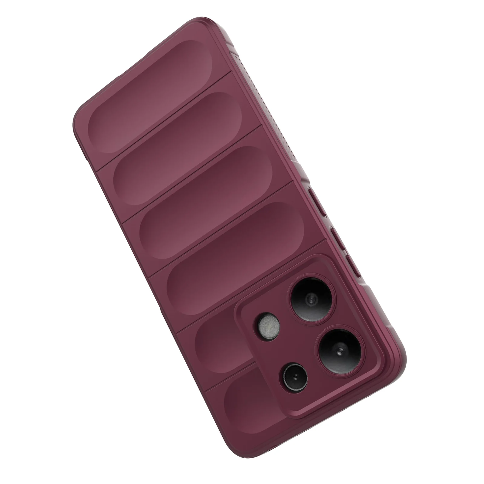 DL3 Mobilak Rugged Protective Case for Xiaomi Redmi Note 13 4G, Camera protection, Shock-absorbing protection, Non-slip grip - Wine Red