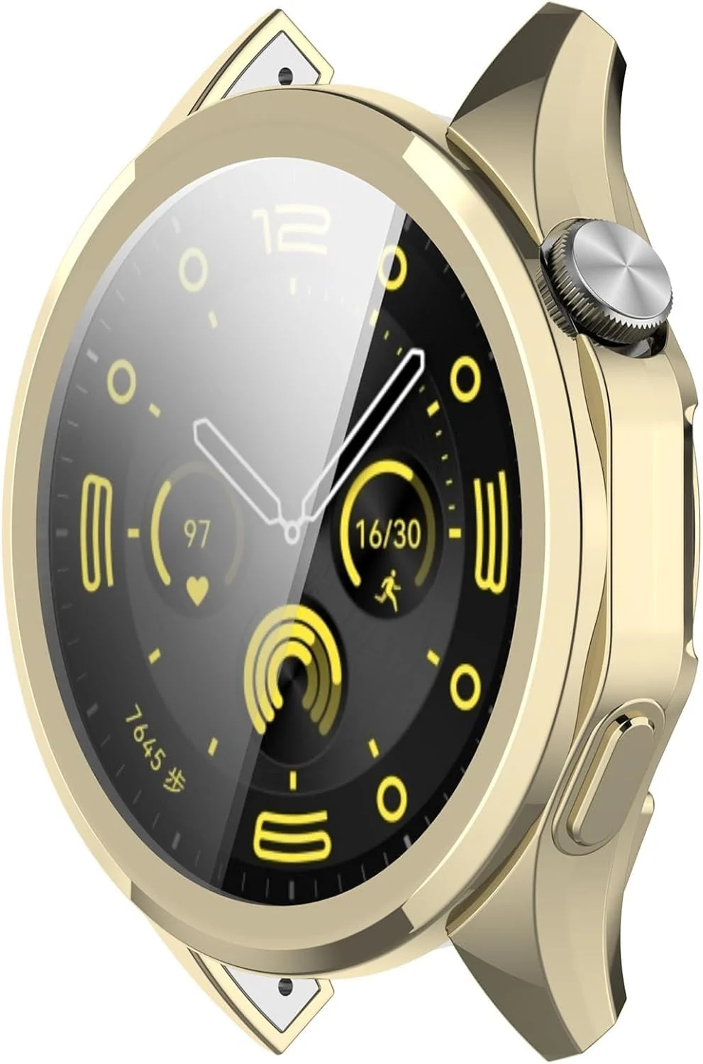 DL3 Mobilak Case Compatible with Huawei Watch GT4 46MM Case All-Around Screen Protector Watch Soft TPU Shockproof Cover Slim Guard Thin Bumper Shell Protector - Rose Gold