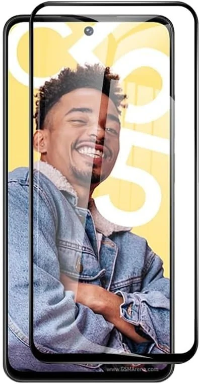 DL3 Mobilak 5D Full Glass Screen Protector For realme C55 / realme Narzo N55 5D Black Frame - Clear