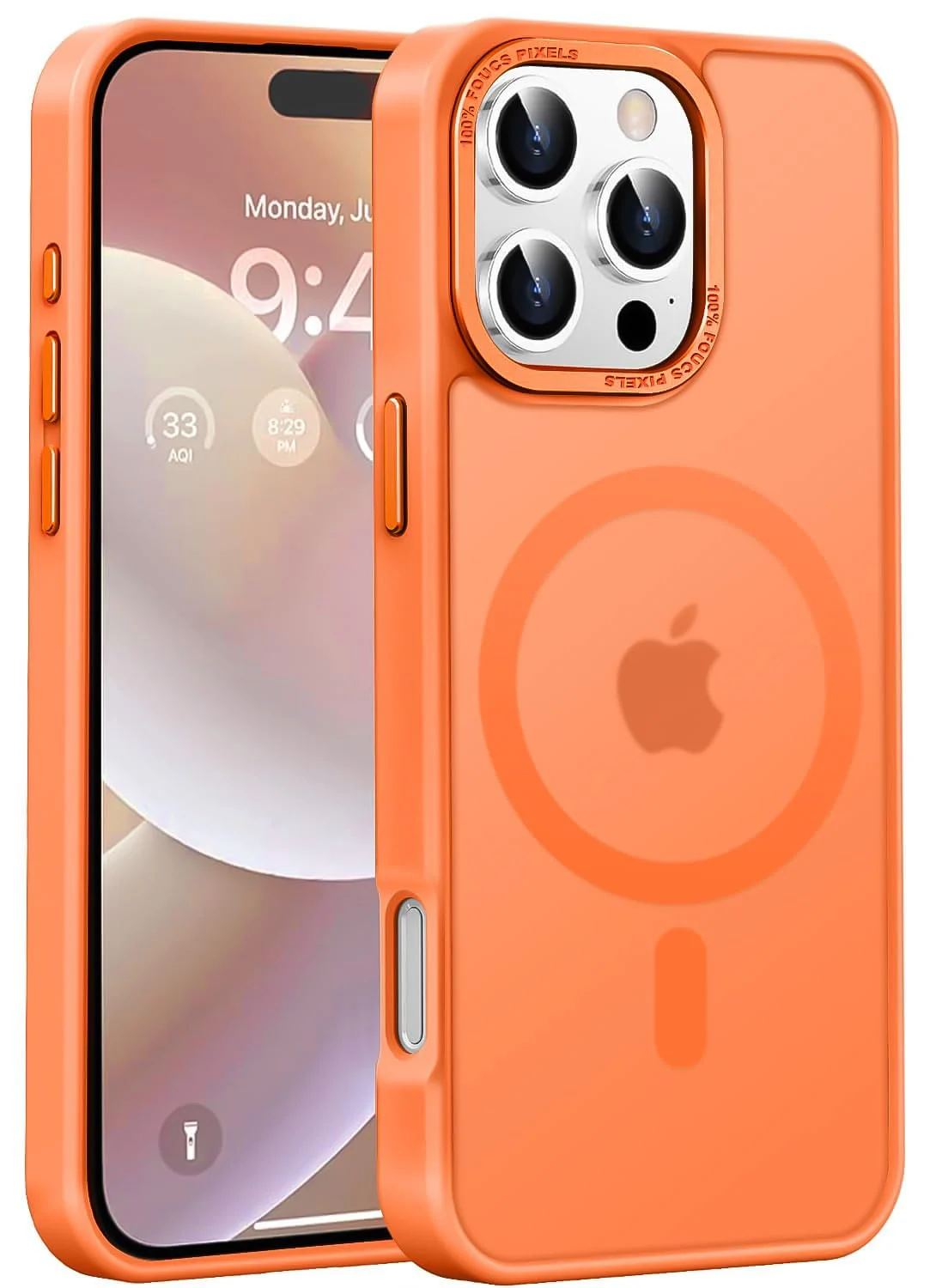 DL3 MOBILAK Protective Phone Case for Apple iPhone 16 Pro Max - Orange