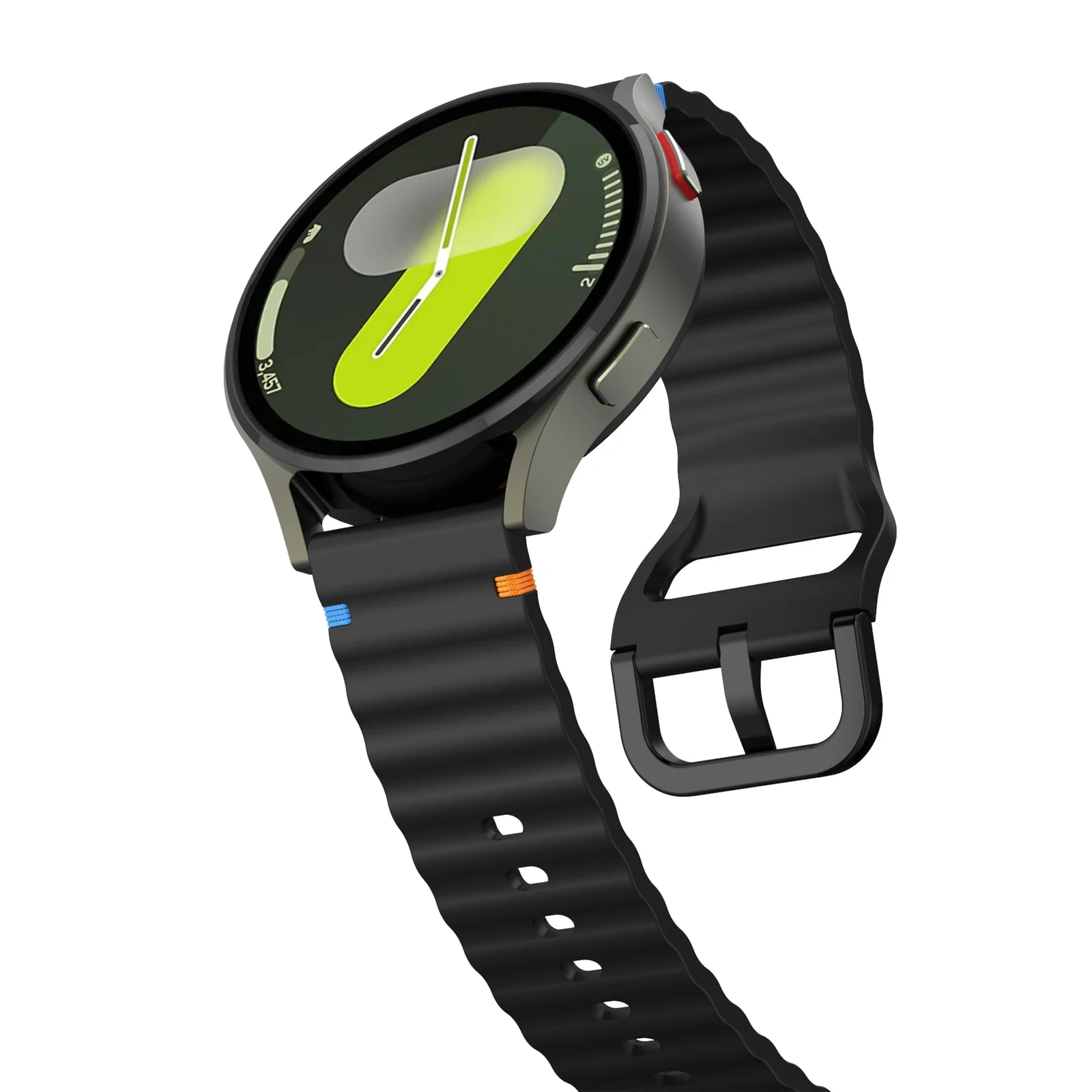 DL3 Mobilak 18m Strap for Huawei Watch GT 6 41mm/GT 5 Pro 42 mm/GT5 41mm/GT4 41 mm/Huawei Watch 5 42mm, 18 mm Silicone Sport Armband Replacement Bracelet for Venu 2S/3S/Vivomove 3S/4S - Black