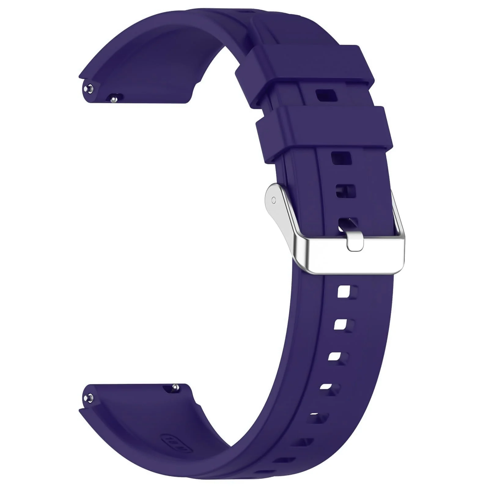 DL3 Mobilak Strap Compatible with Huawei Watch GT5 Pro 42mm / GT5 41mm / GT4 41mm / Garmin Venu 3S / Forerunner 265S / Fossil Women's Gen 6, 18mm Soft Silicone Replacement Bands - Navy Blue