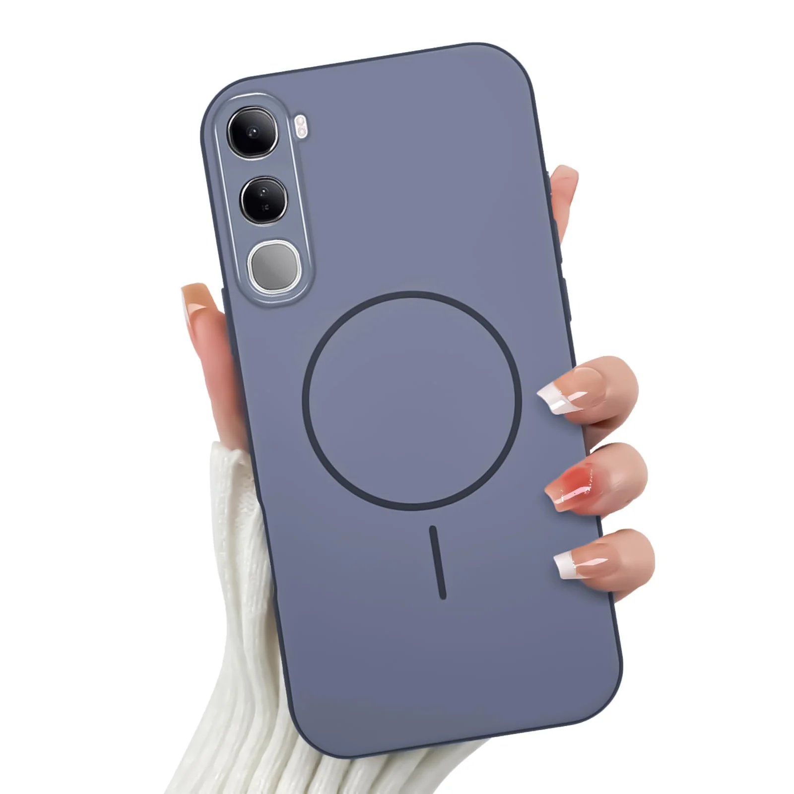 Vivo V40 Lite 4G / 5G — DL3 Mobilak Case For Vivo V40 Lite 4G/5G Slim Design [Not Compatible with MagSafe] Soft Silicone Case Flexible TPU Anti-Scratch Protective Cover with Full Camera Protection