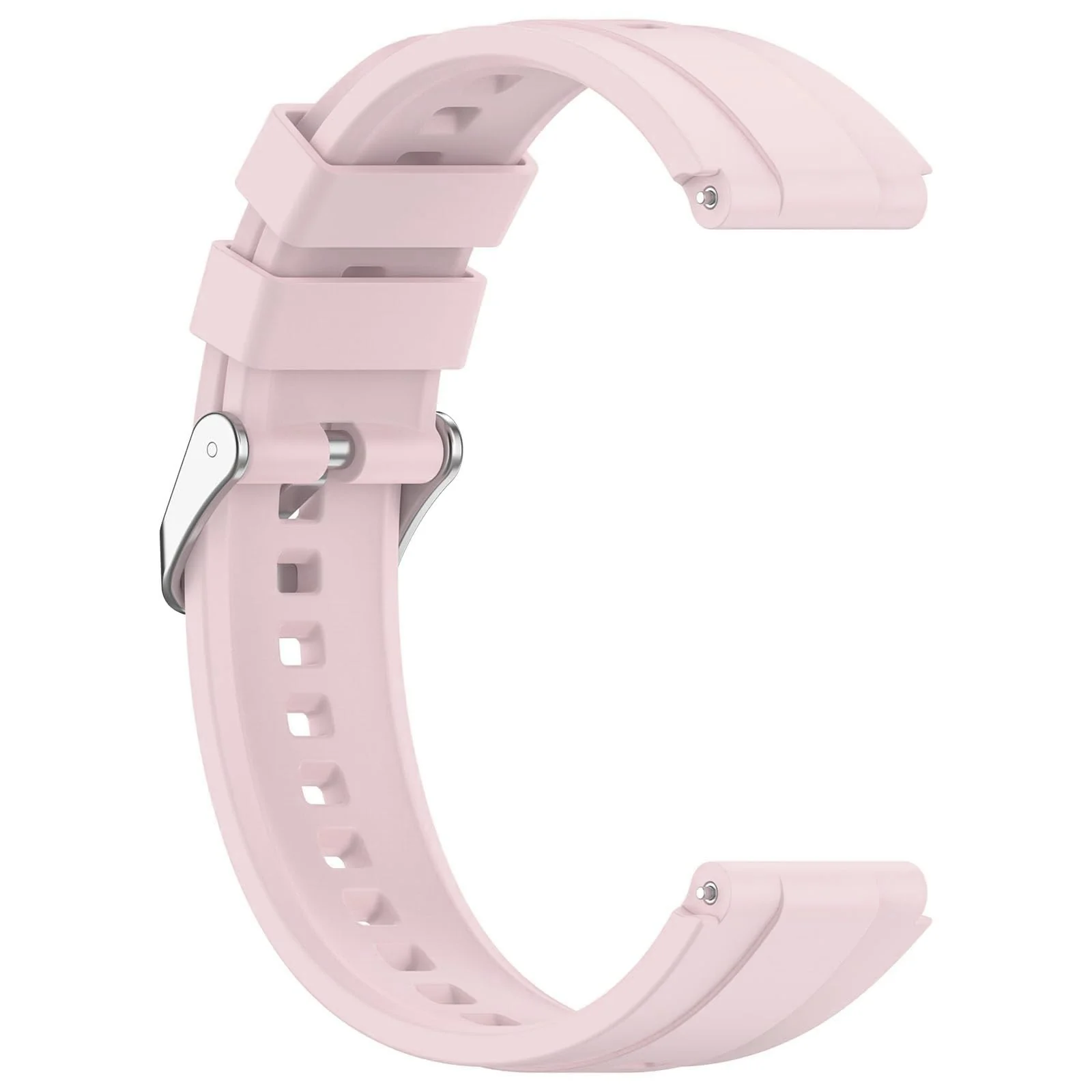 DL3 Mobilak Strap Compatible with Huawei Watch GT5 Pro 42mm / GT5 41mm / GT4 41mm / Garmin Venu 3S / Forerunner 265S / Fossil Women's Gen 6, 18mm Soft Silicone Replacement Bands - Pink