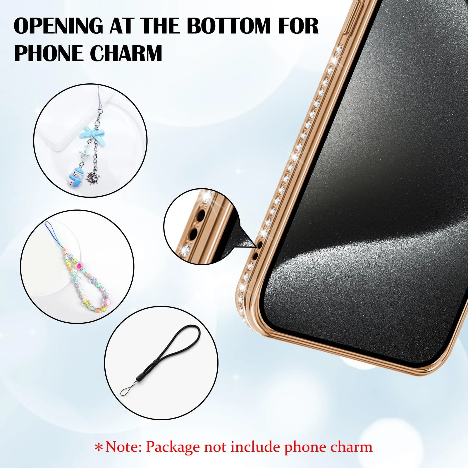 DL3 Mobilak MagSafe-Compatible Magnetic Case for iPhone 13 Pro with Camera Protection and Magnetic Car-Mount Support - Gold