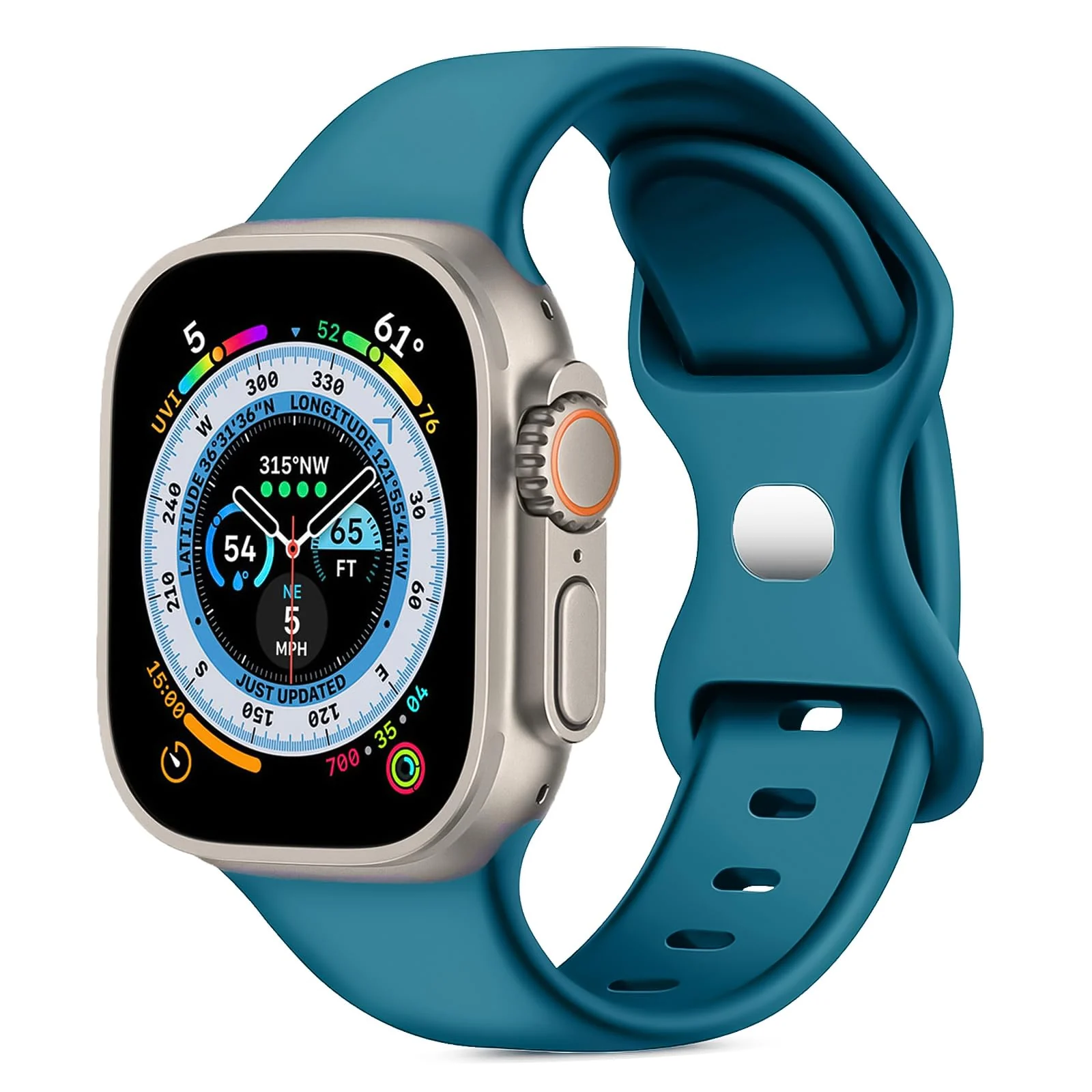 42MM/44MM/45MM/49MM — DL3 Mobilak Bands Compatible with Apple Watch Ultra 49mm 45mm 44mm 42mm 41mm 40mm 38mm, Replacement Soft Silicone Strap for iWatch Series 9/8/7/6/5/4/3/2/1 (42MM/44MM/45MM/49MM)
