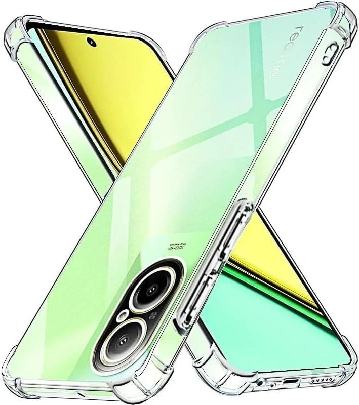 DL3 Mobilak Clear TPU Case for OPPO realme C67 4G, Camera protection, Shock-absorbing protection, Non-slip grip - Clear