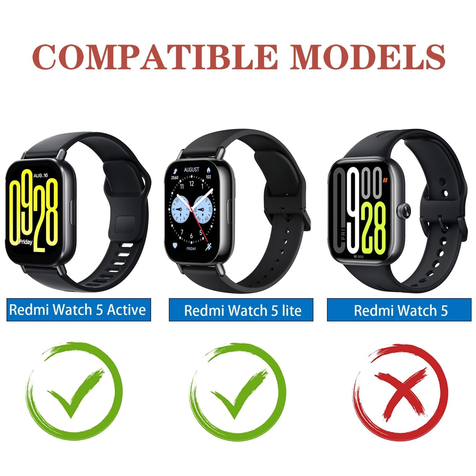 DL3 Mobilak Straps Compatible with Xiaomi Redmi Watch 5 Active/Redmi Watch 5 Lite Bracelet, 22mm Soft Silicone Replacement Band Sports Strap Wristbands [Wear-resistant] [breathable] - Lavender