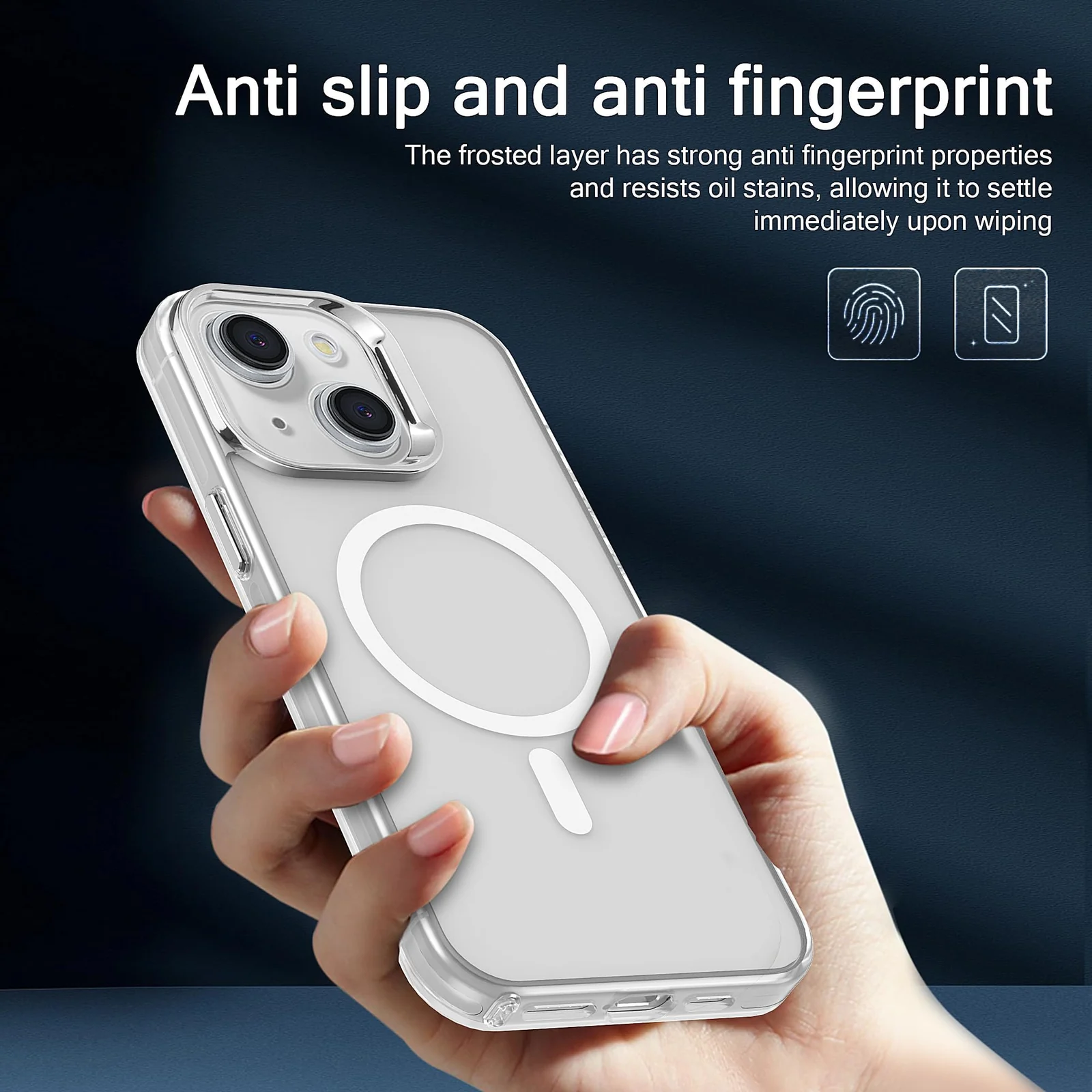 "DL3 Mobilak Case For iPhone 15 Plus/14 Plus Case 6.7"" Crystal [Compatible with MagSafe] Soft TPU Gel Case Flexible Silicone Anti-Scratch TPU Cover - Clear"