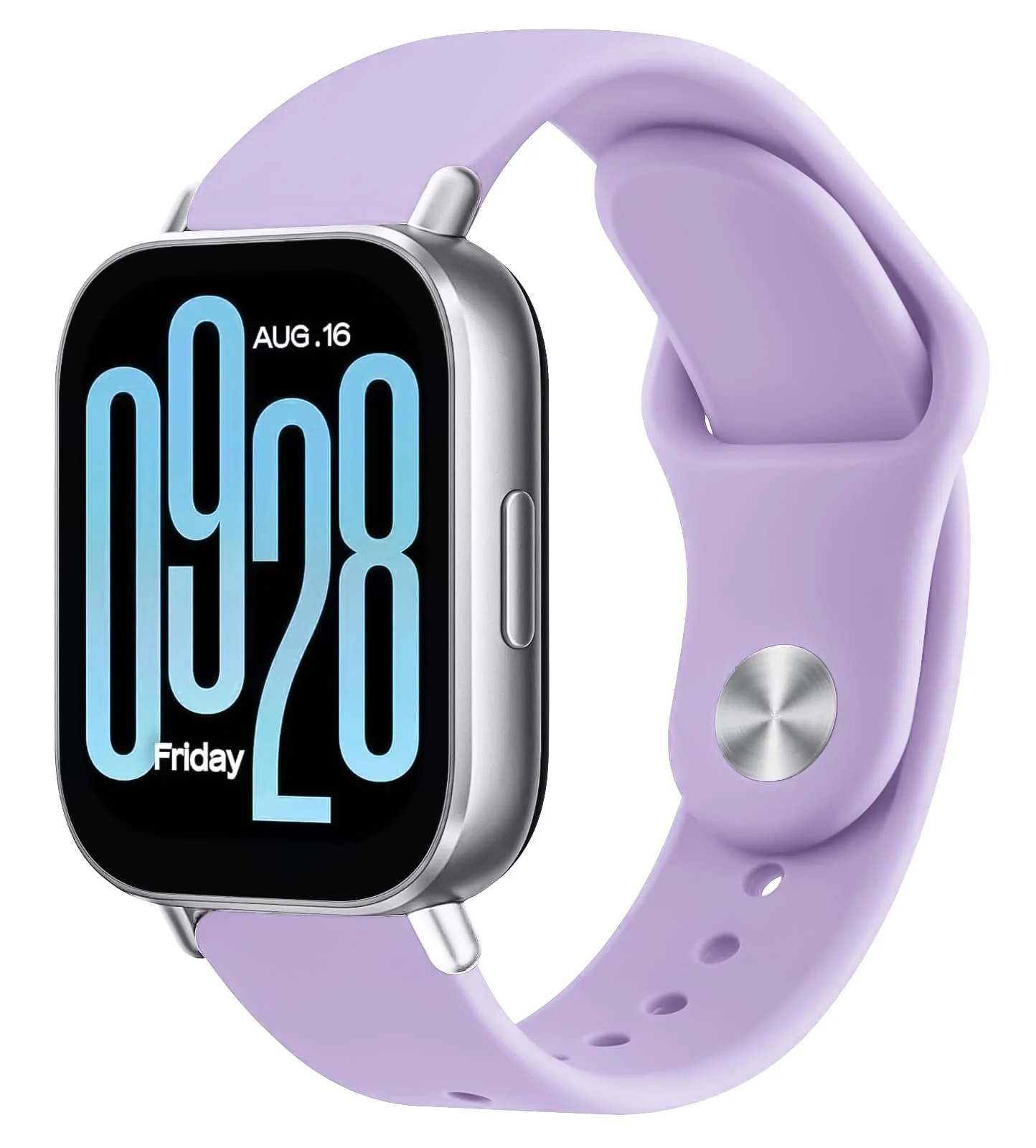 DL3 Mobilak Straps Compatible with Xiaomi Redmi Watch 5 Active/Redmi Watch 5 Lite Bracelets for Men Women, 22mm Soft Silicone Strap, Waterproof Adjustable Band Sports Replacement - A-lavender