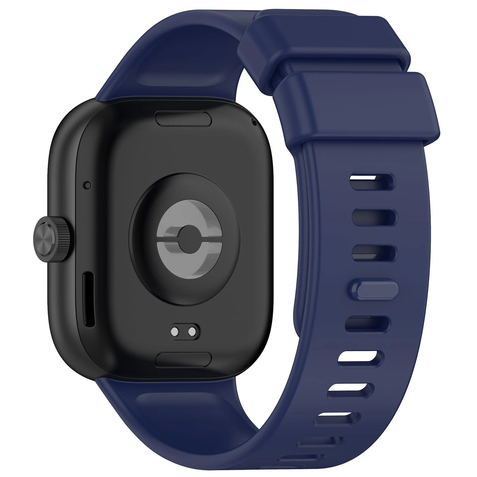 DL3 Mobilak Strap Compatible with Redmi Watch 4 / Redmi Watch 5 / Xiaomi Smart Band 8 Pro/Xiaomi Smart Band 9 Pro, Women Men Bracelet, Adjustable Replacement Armband Silicone Strap - Dark Blue