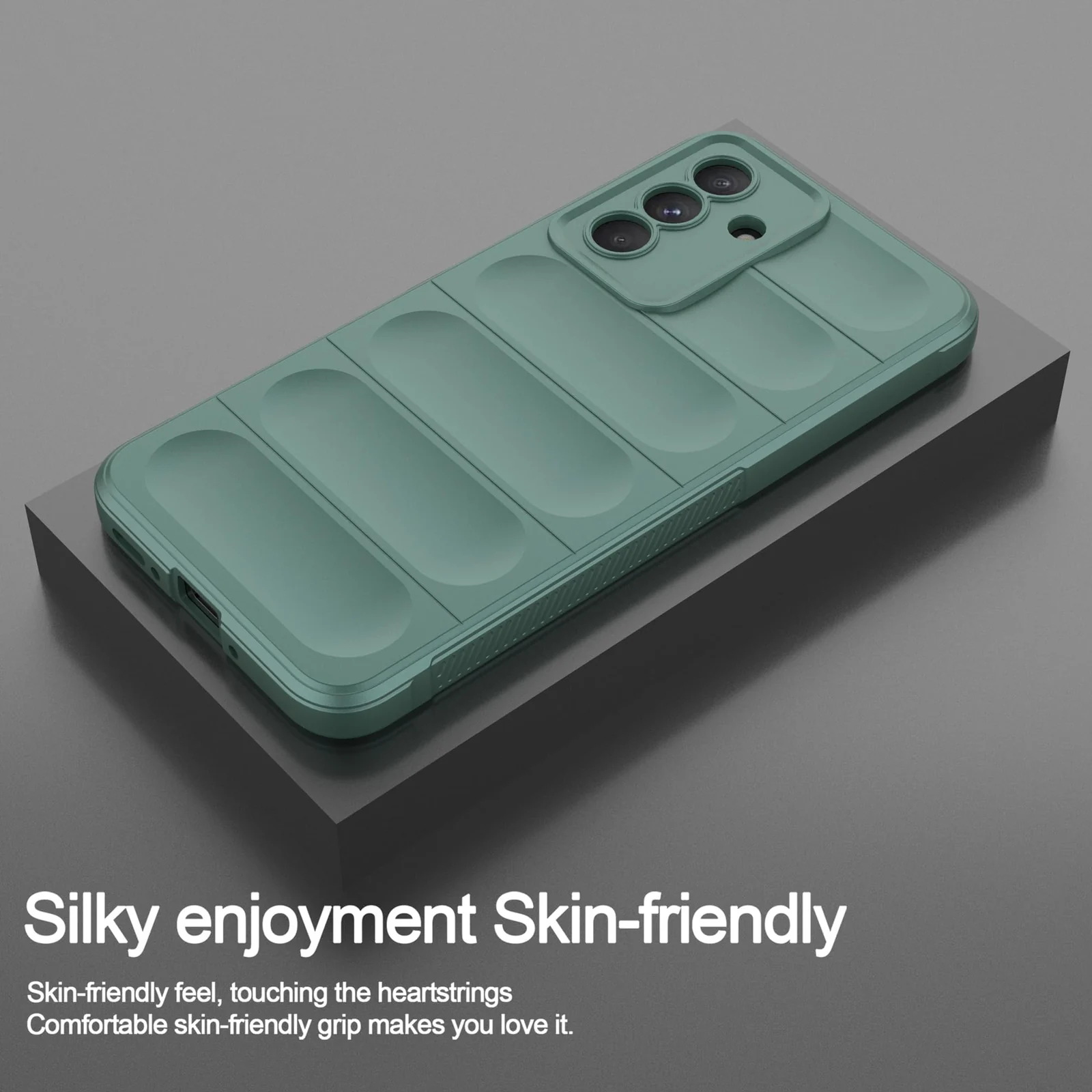 DL3 Mobilak Rugged Protective Case for Samsung Galaxy A26, Camera protection, Shock-absorbing protection, Non-slip grip - Green