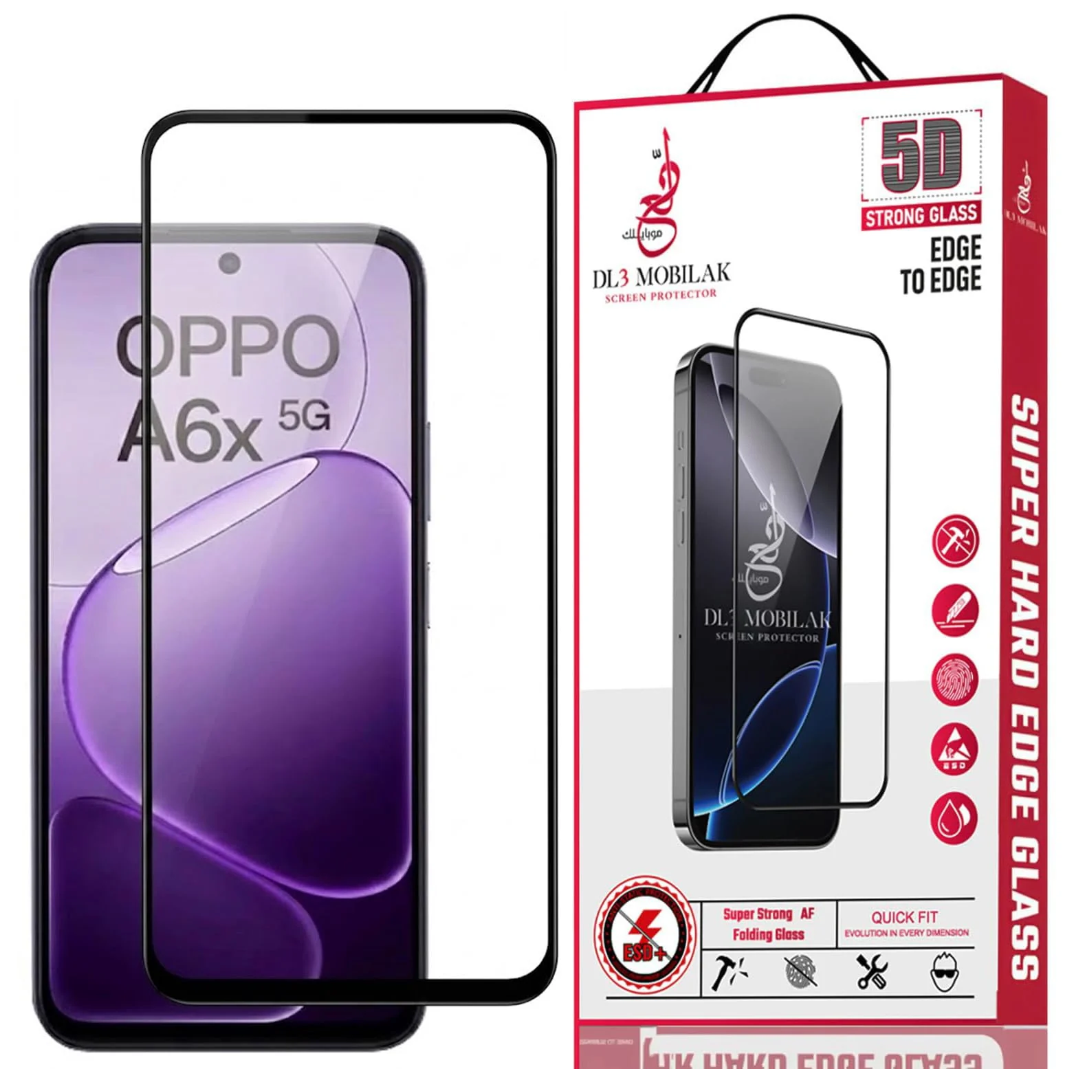 DL3 MOBILAK 9H Tempered Glass Screen Protector for OPPO A6X